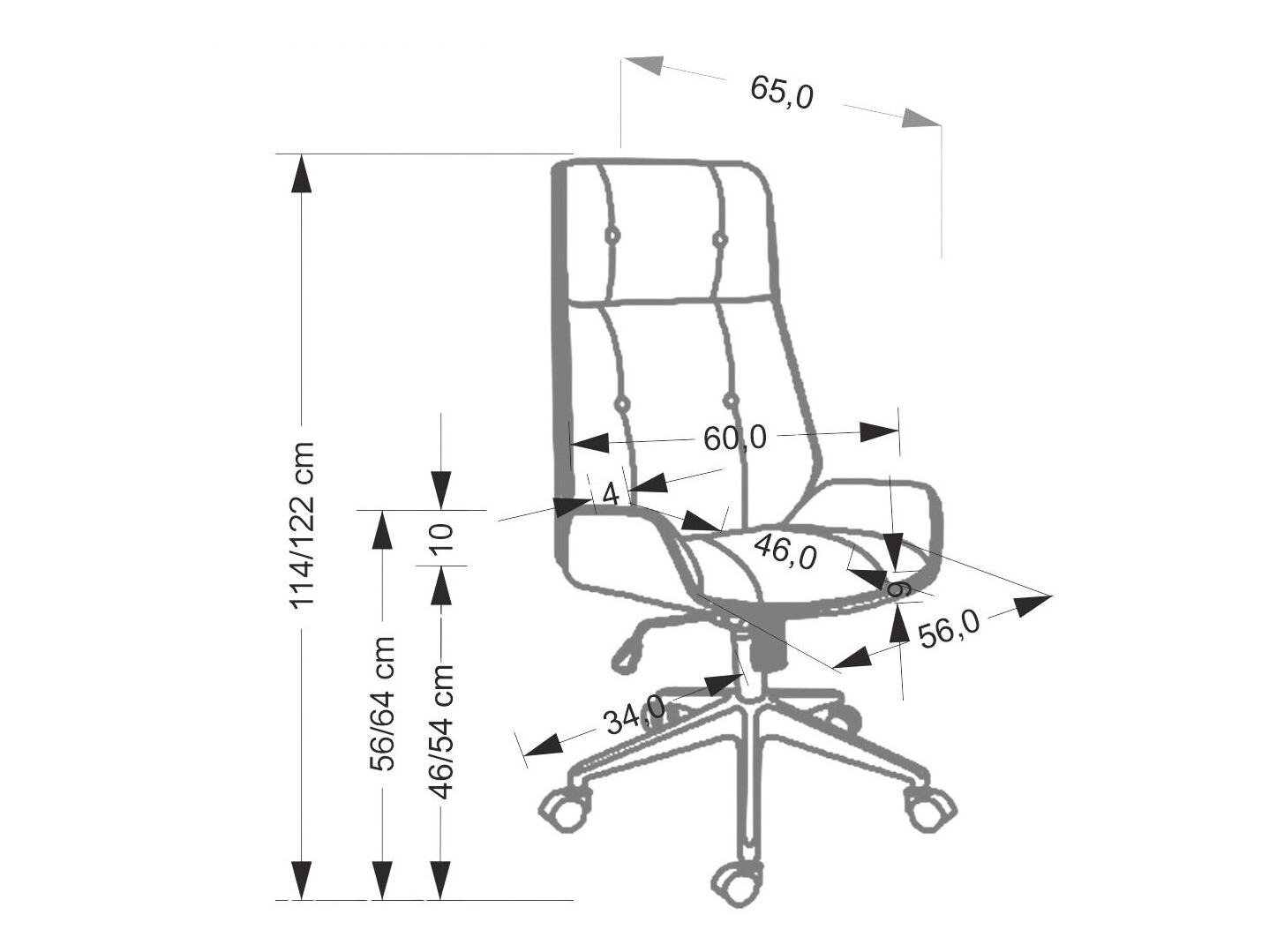 Irodai szék Houston 1926 (Bézs)