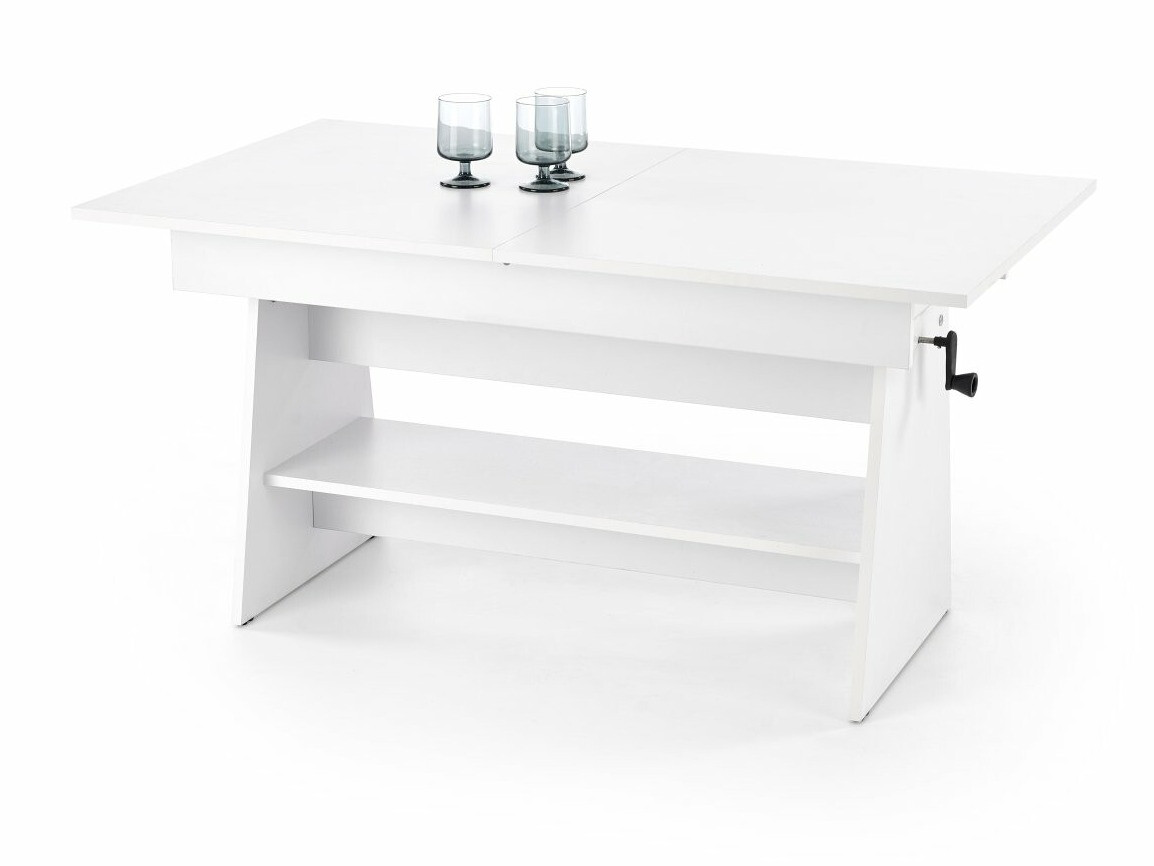 Kihajtható dohányzóasztal Houston 1927 (Fehér)