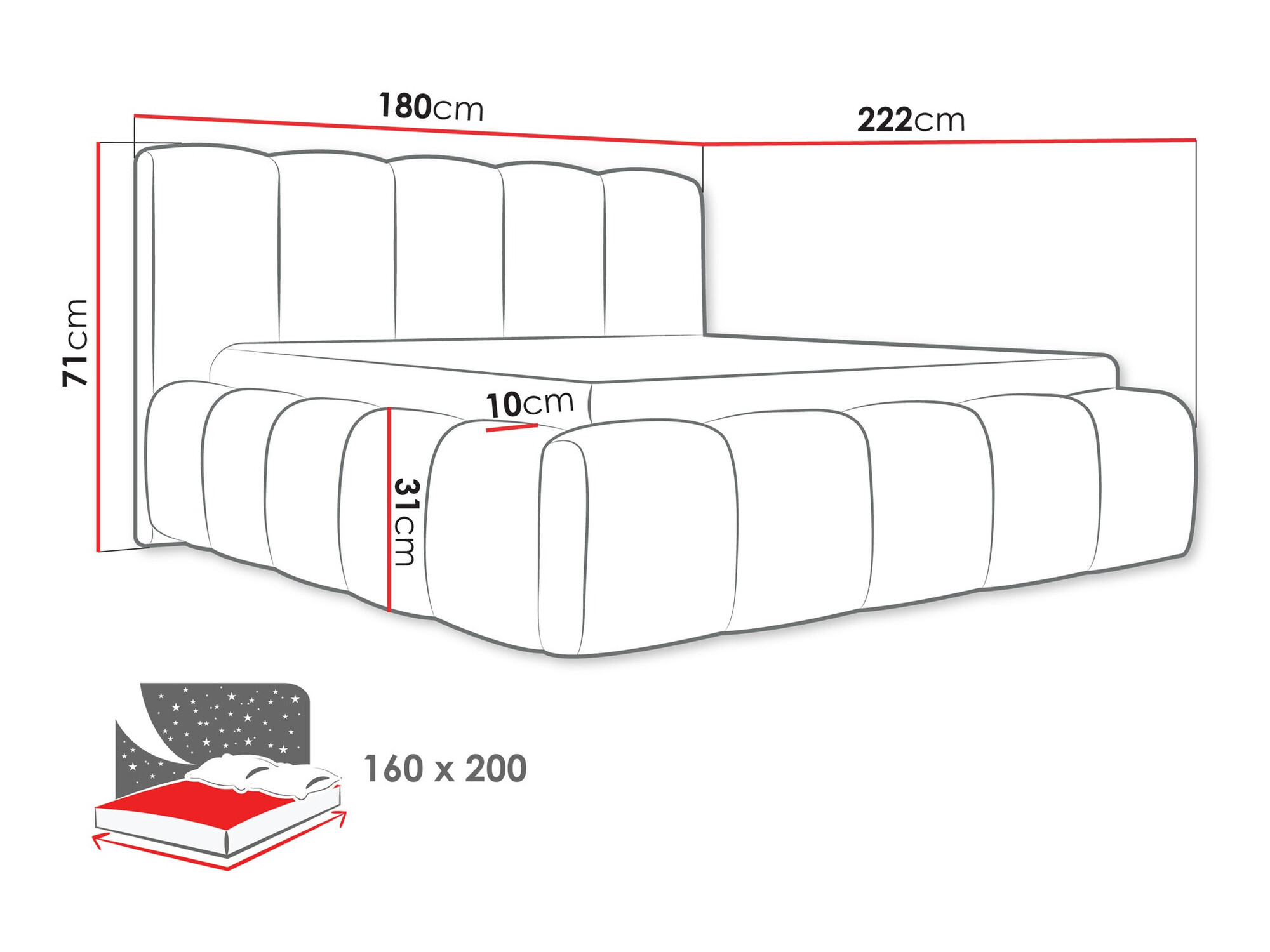 Ágy TrendyNest 113 (Abriamo 04)