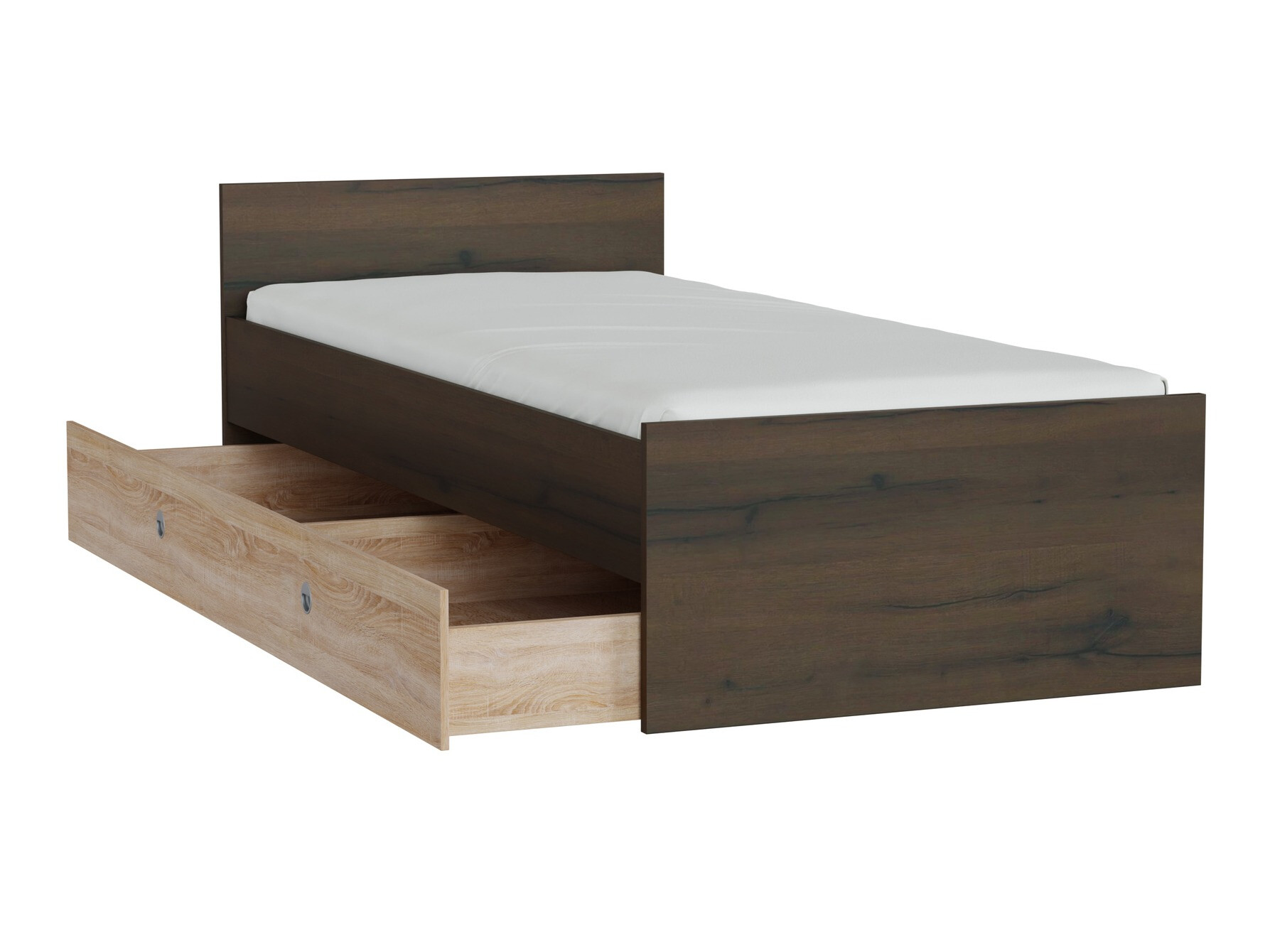 Ágy Novsore 126 (Sötét tölgy)