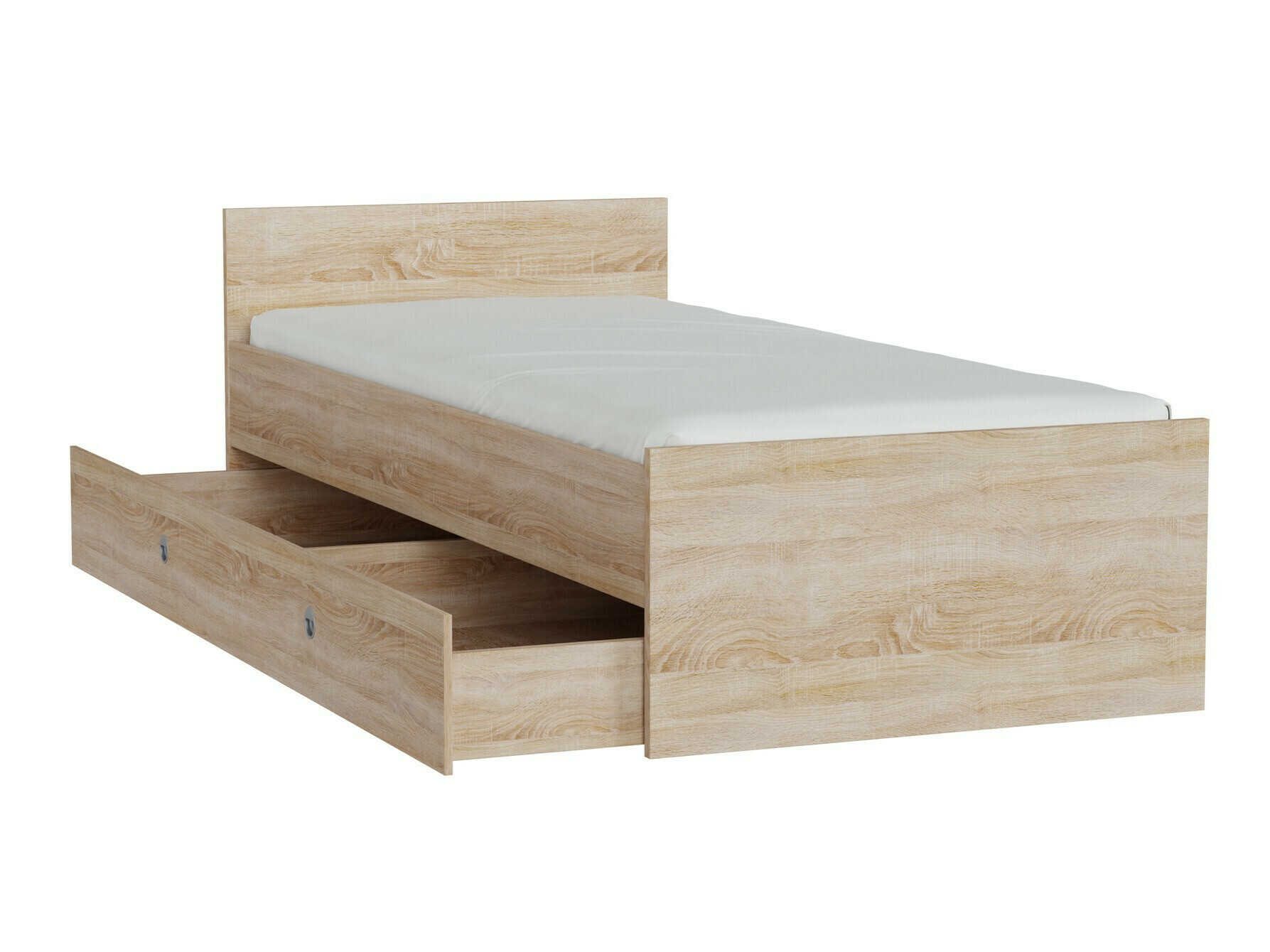 Ágy Novsore 126 (Sonoma tölgy)