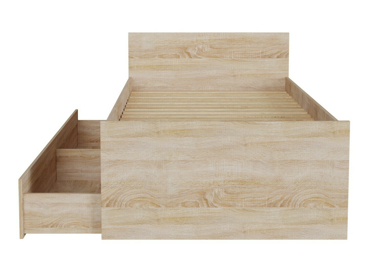 Ágy Novsore 126 (Sonoma tölgy)