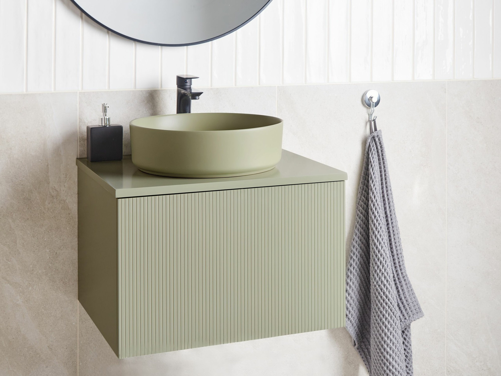 Fali szekrény mosdónak SH9134 sérült csomagolással