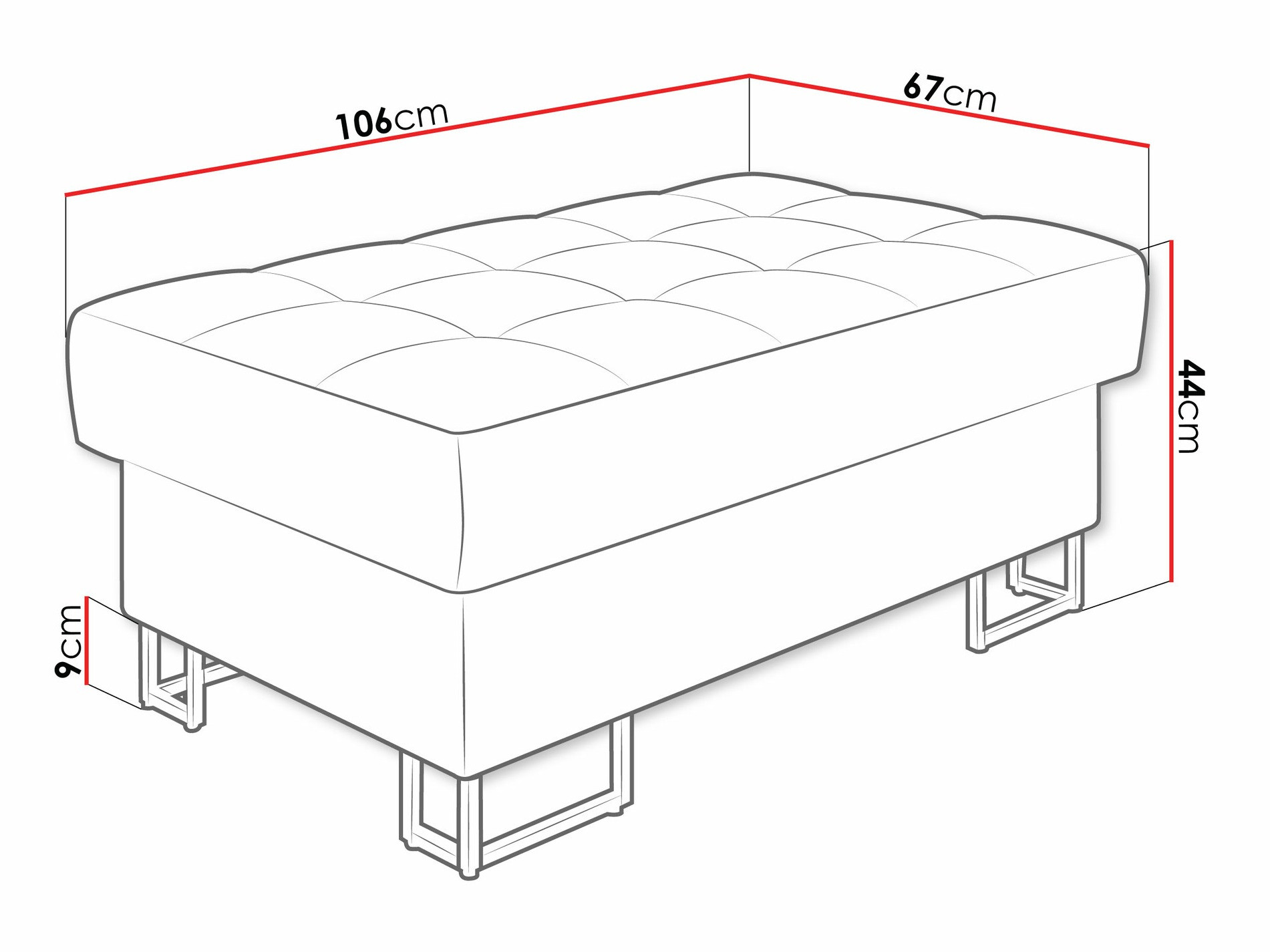 Kárpitozott pad Comfivo Anima (Magic Velvet 2217)