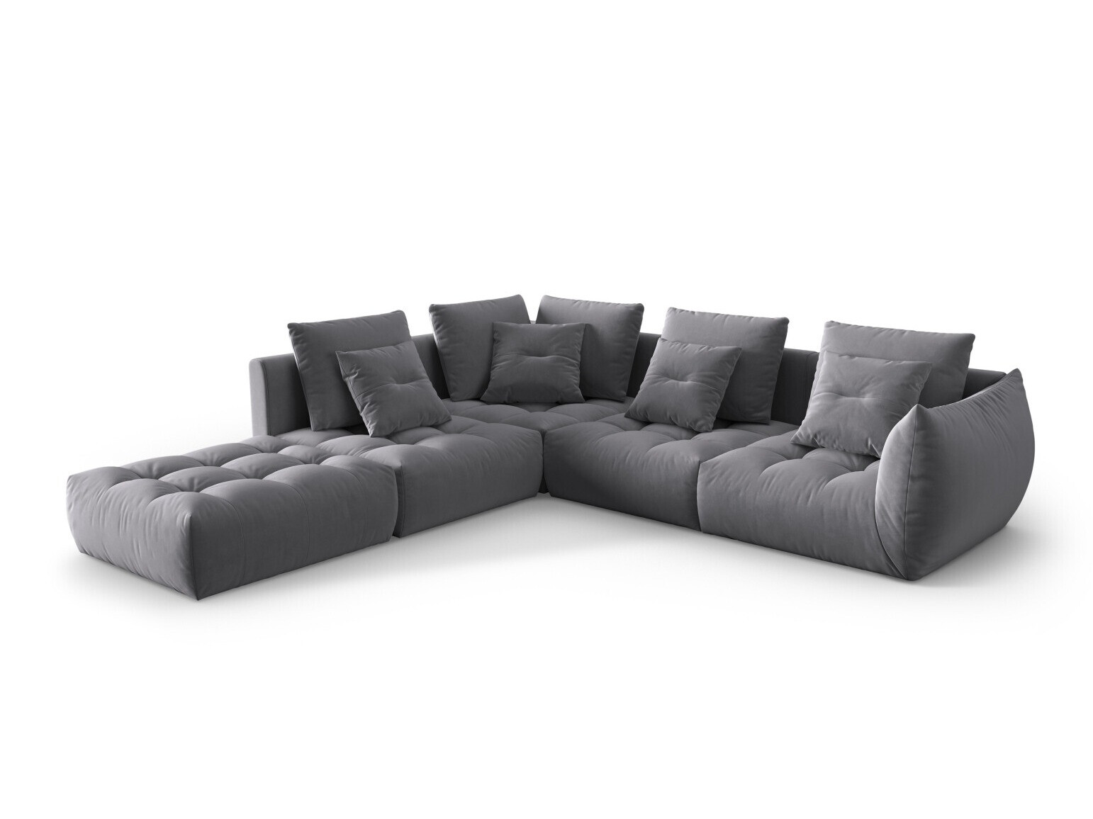 Moduláris sarokkanapé Benorli 104 (Casino Graphite)