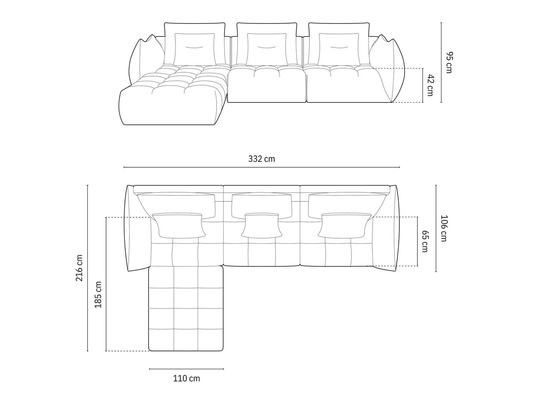 Sarokkanapé Benorli 103 (Casino Lion)