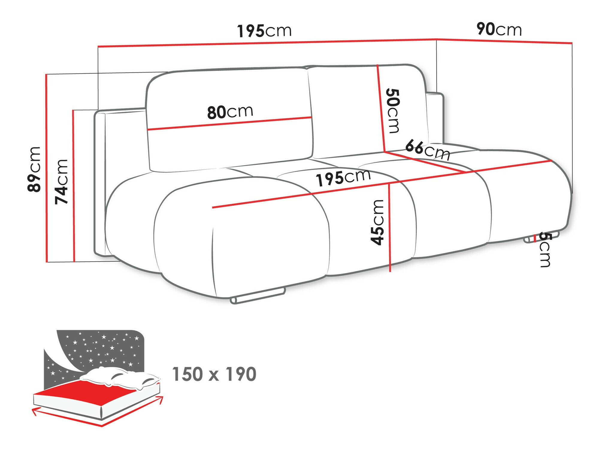 Kanapéágy Dominus (Velo 621)