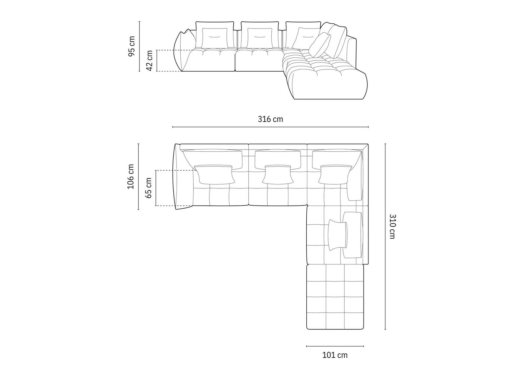 Sarokkanapé Benorli 104 (Casino Forest)