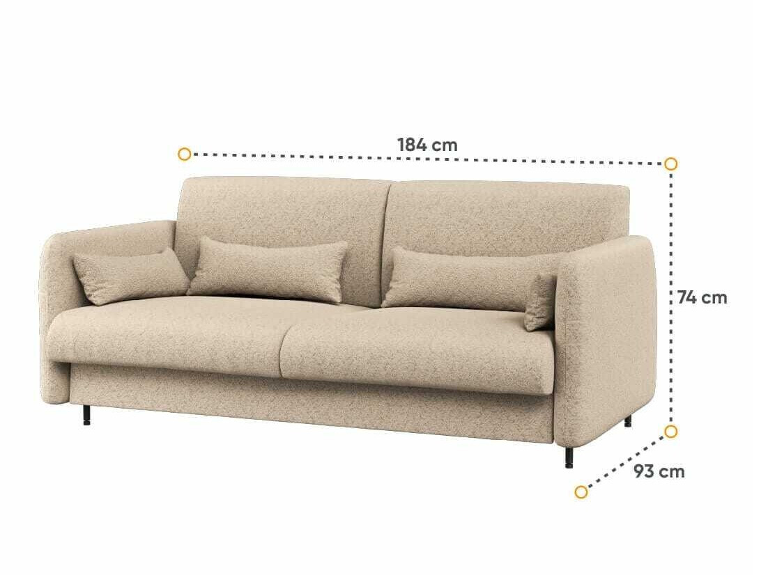 Bútorkészlet Concept Pro Lenart VI (Fényes fehér + Fehér + Kék)