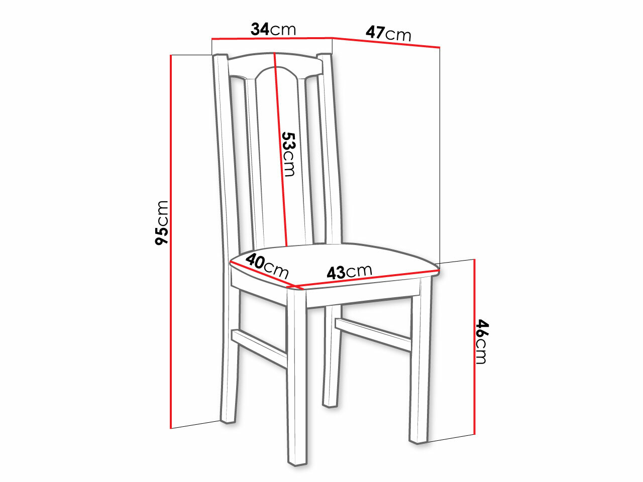 Szék Victorville 145 (Fehér)
