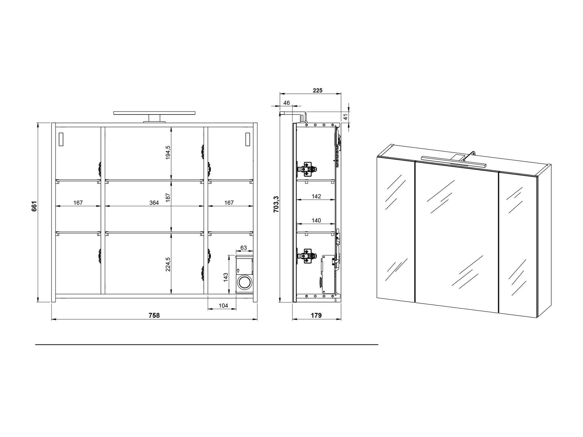 Fürdőszoba garnitúra Talmira 115
