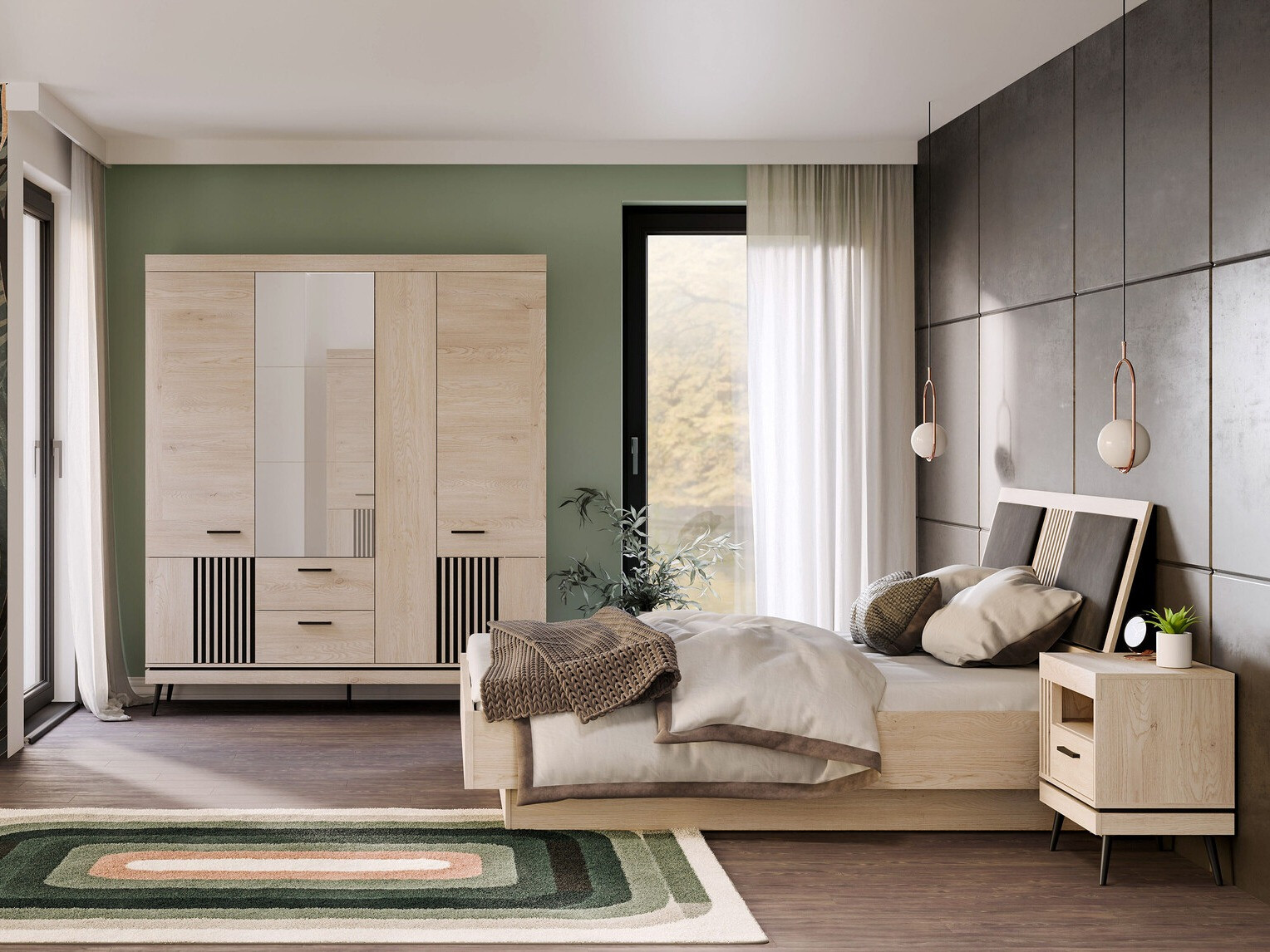 Éjjeliszekrény Sermelu 117