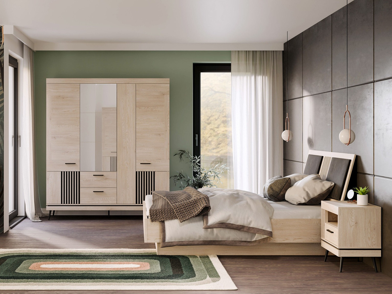 Hálószoba garnitúra Sermelu 123