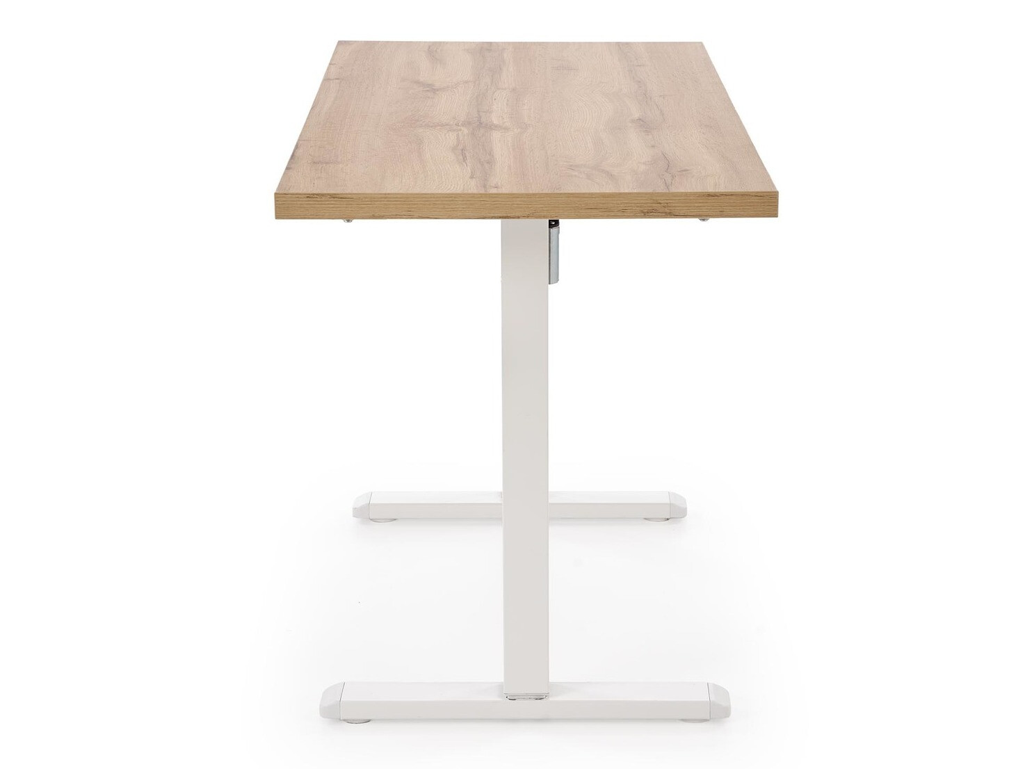 Állítható magasságú íróasztal Houston 1942 (Artisan tölgy + Fehér)