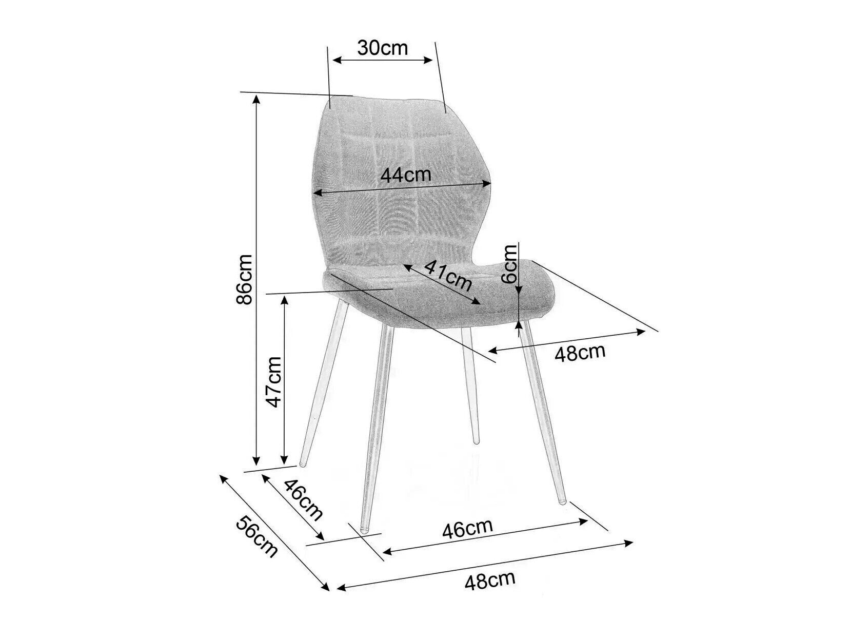 Szék Detroit 718 (Barna)