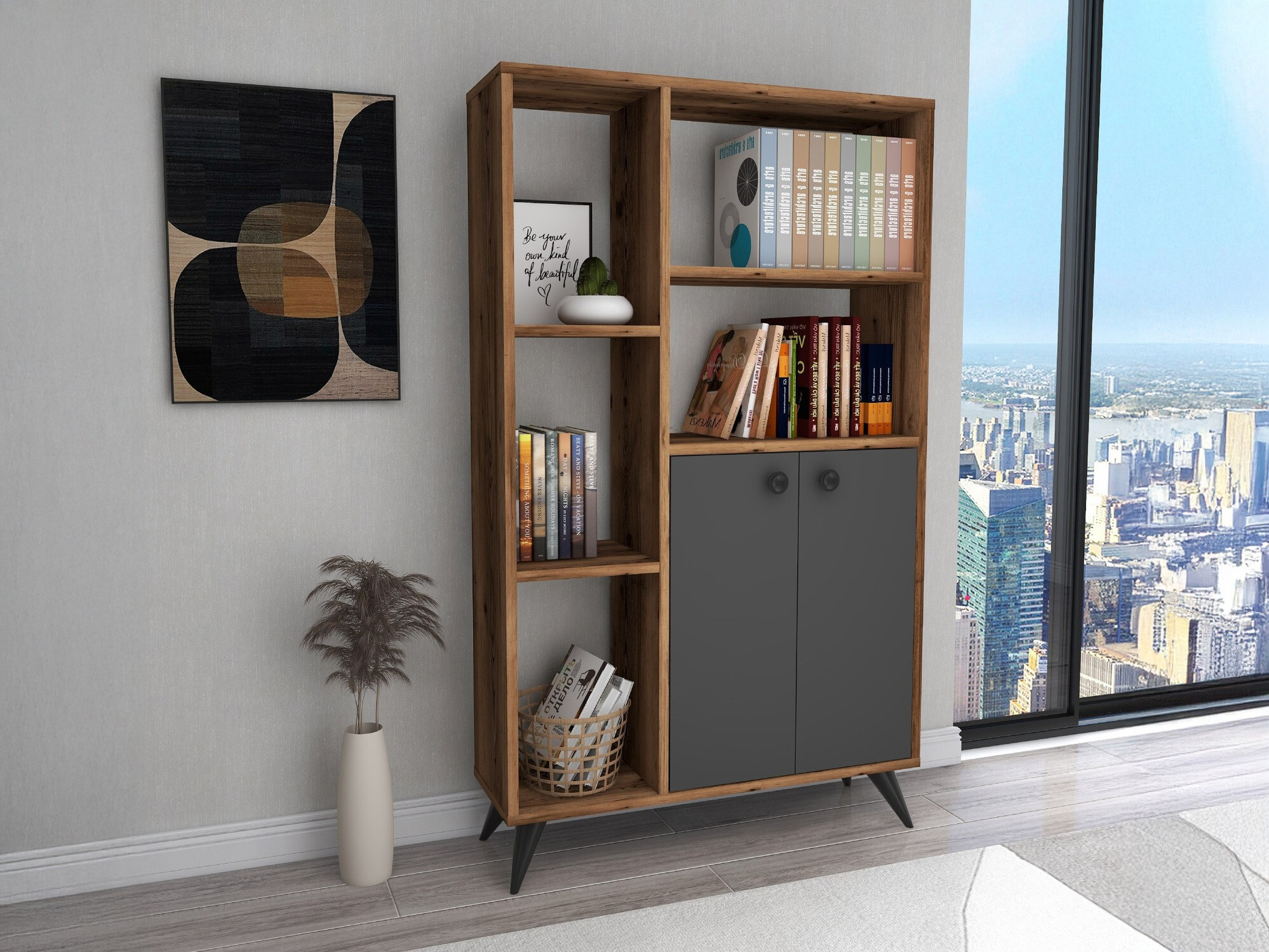 Könyvespolc Kailua 2463