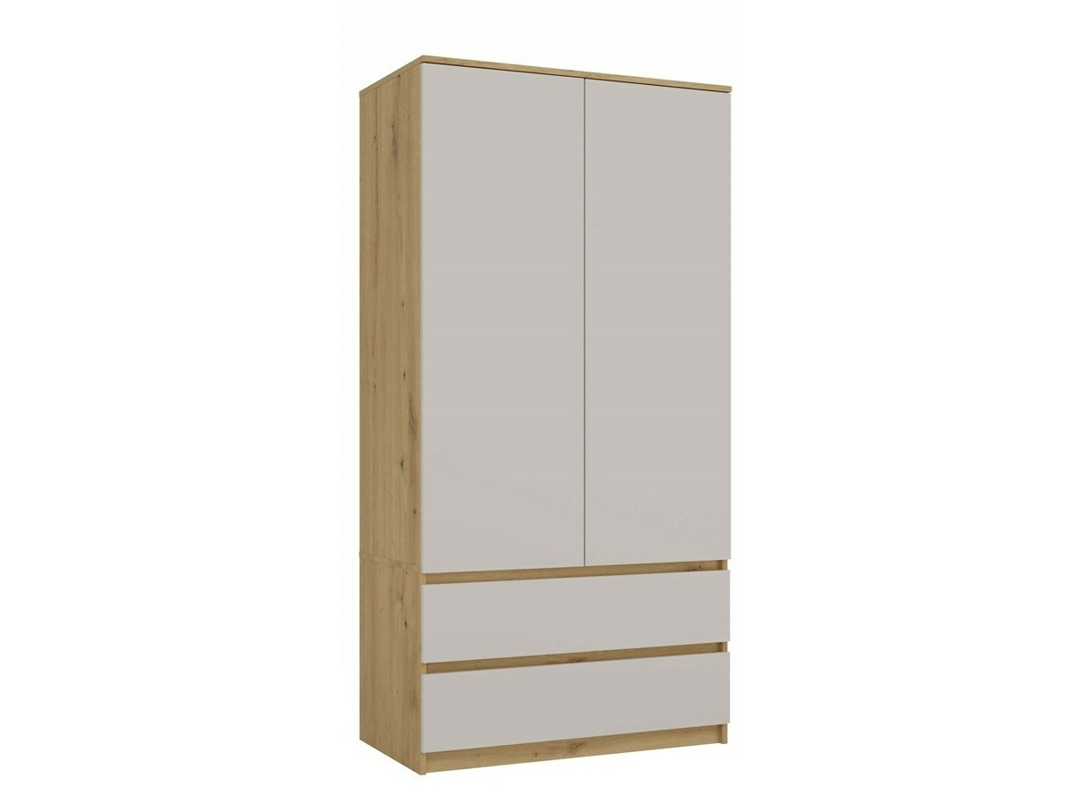 Gardróbszekrény Elbvelu 116 (Artisan tölgy + Kasmír)