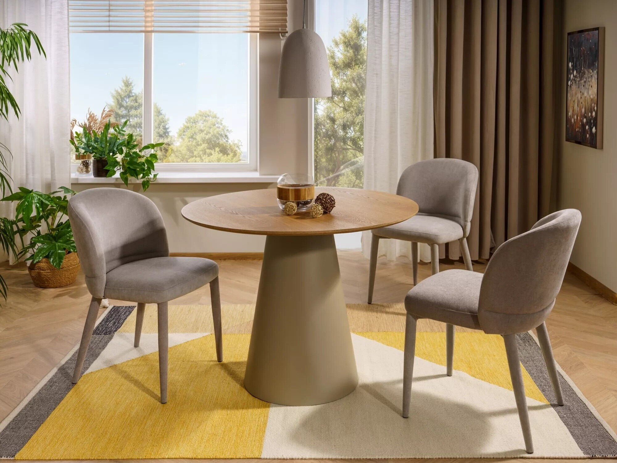 Asztal Detroit 733 (Tölgy + Kasmír)