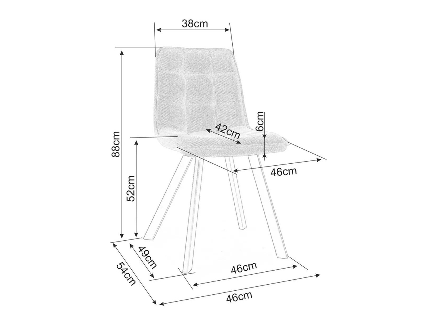 Szék Detroit 731 (Bézs)