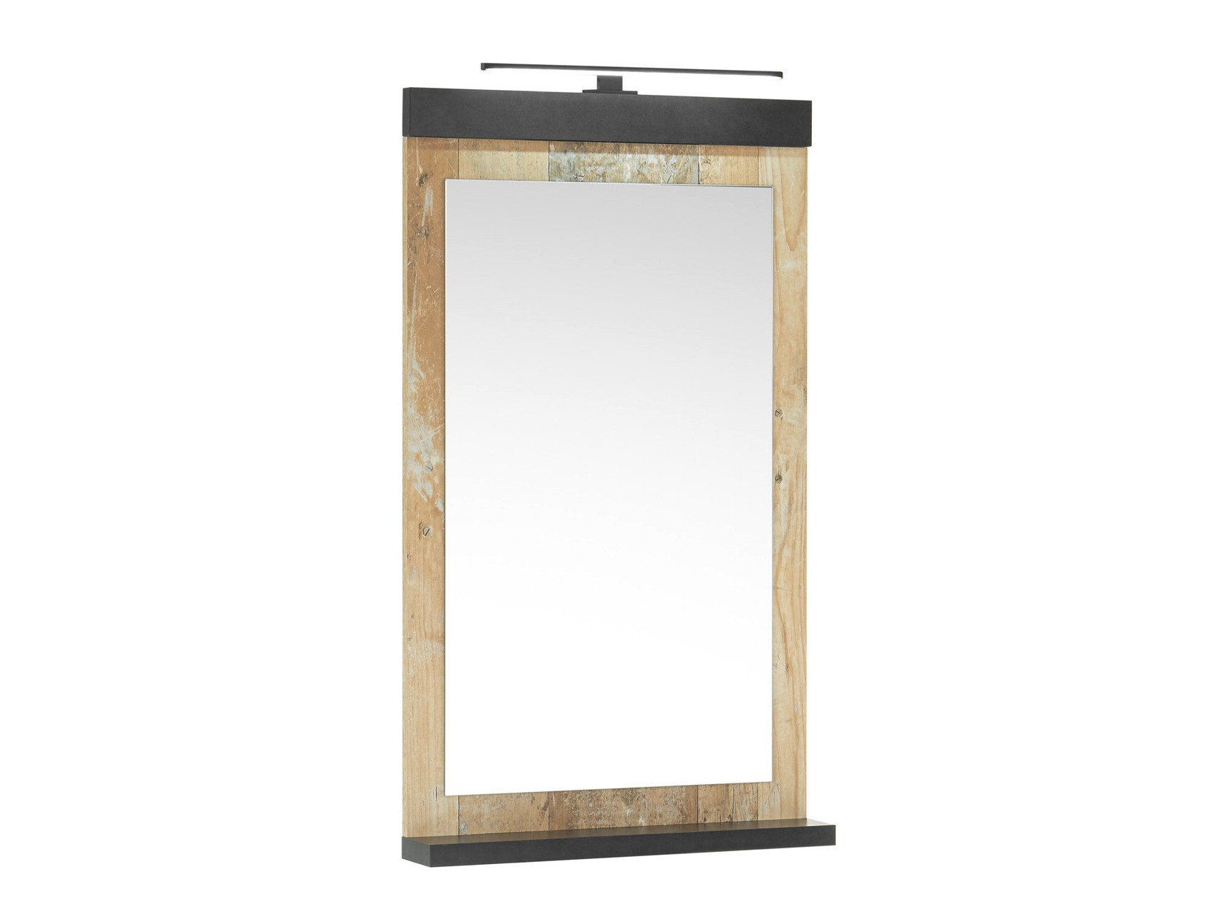 Fürdőszoba tükör Cirtale 135 (Érett tölgy + Antracit)