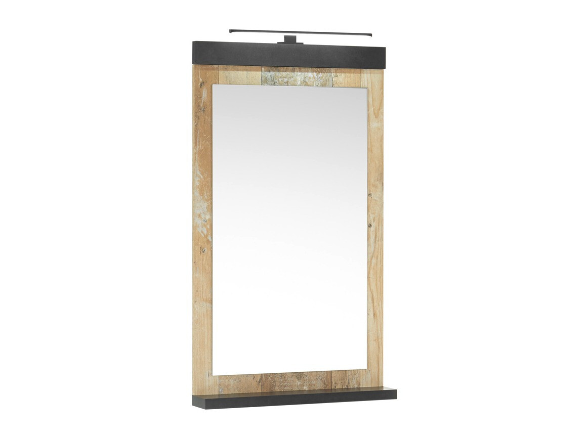 Fürdőszobai garnitúra Cirtale 136 (Érett tölgy + Antracit)