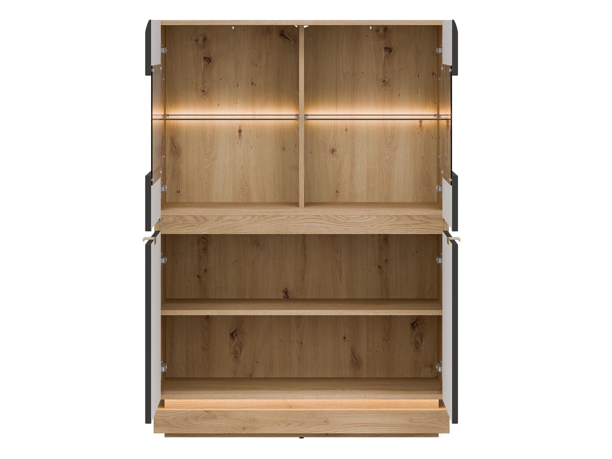 Szekrény Teselbu 105 (Antracit + Tölgy)