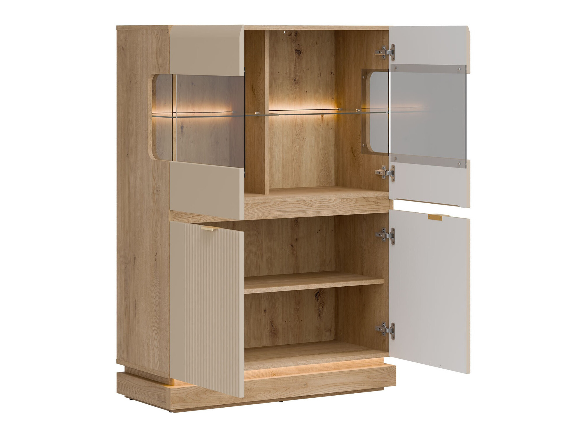 Szekrény Teselbu 105 (Kasmír + Tölgy)