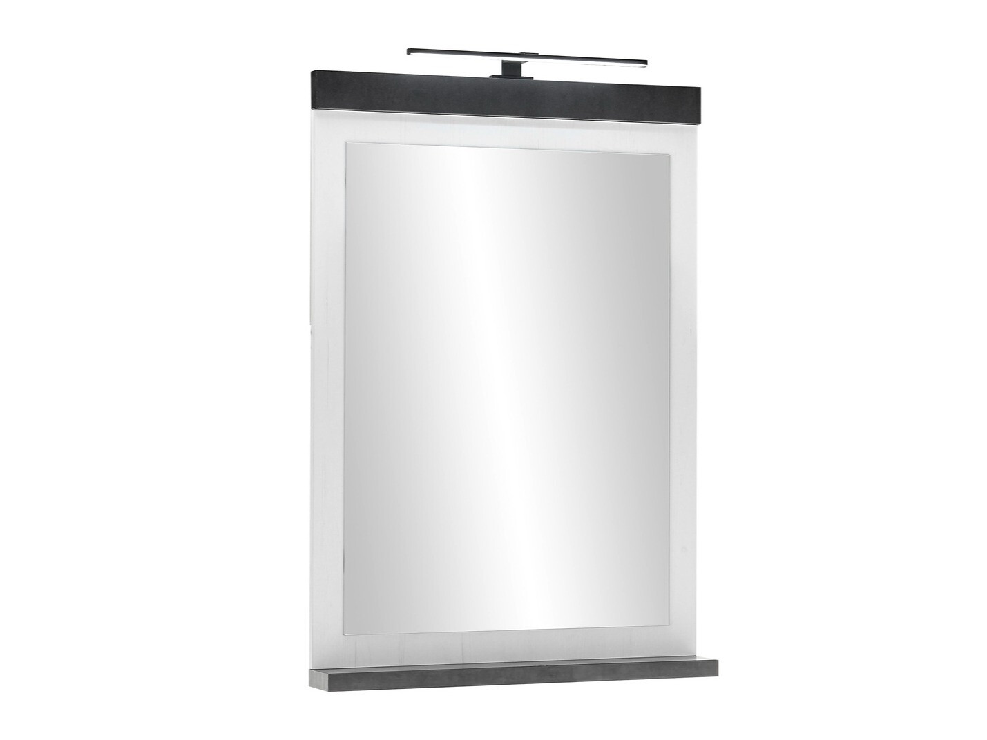 Fürdőszobai garnitúra Cirtale 138 (Fehérített fenyő + Antracit)