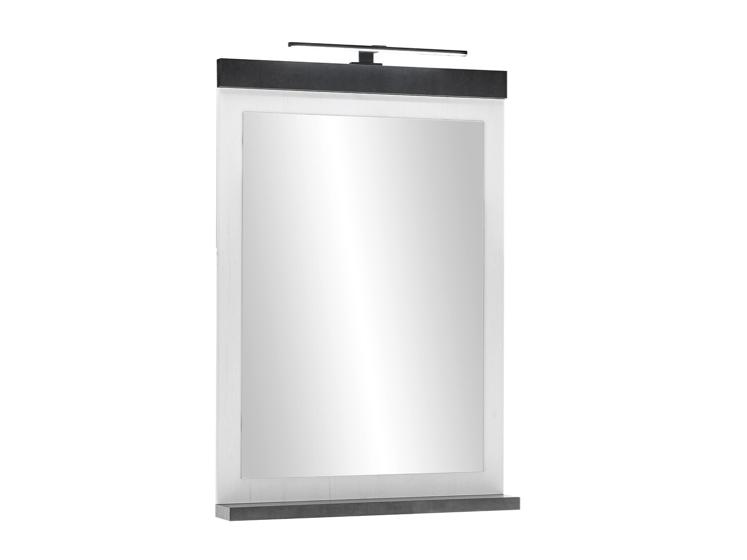 Fürdőszobai garnitúra Cirtale 139 (Fehérített fenyő + Antracit)