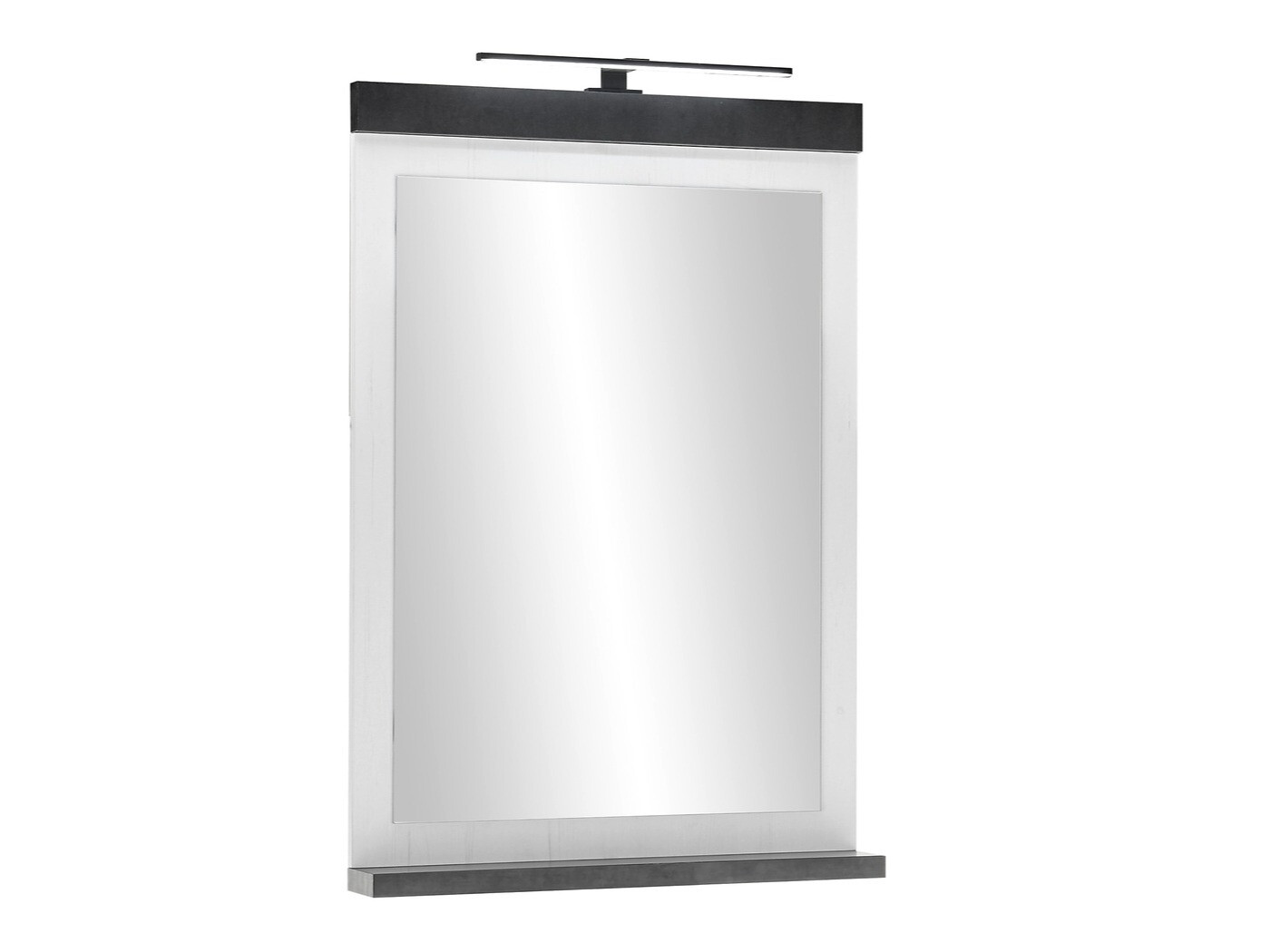 Fürdőszobai garnitúra Cirtale 140 (Fehérített fenyő + Antracit)