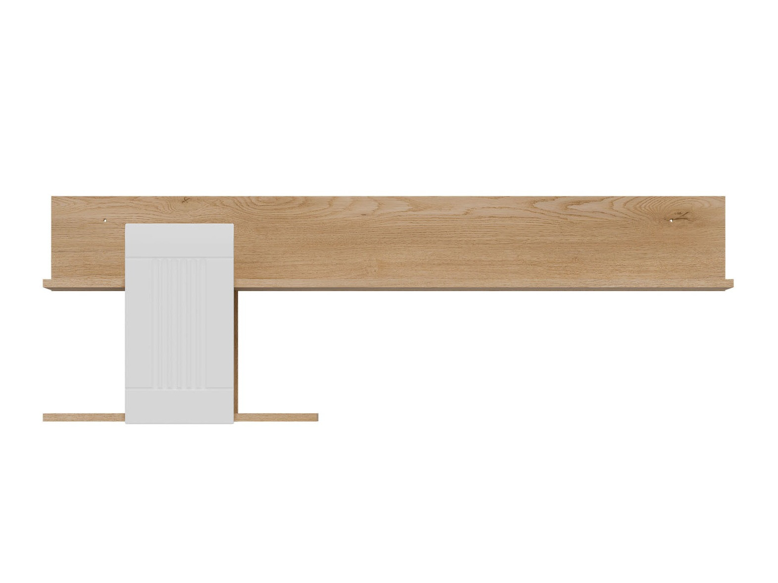 Fali polc Teselbu 115 (Fehér + Tölgy)