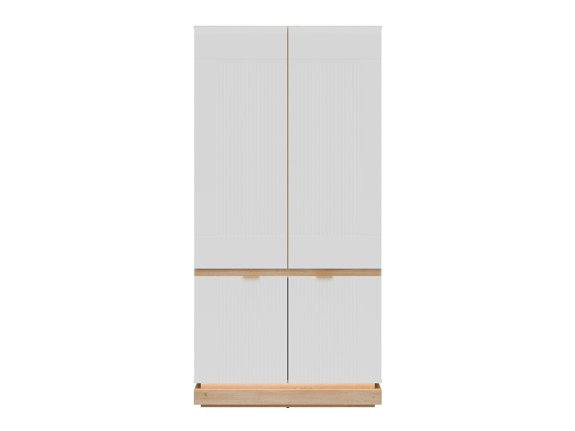 Gardróbszekrény Teselbu 113 (Fehér + Tölgy)