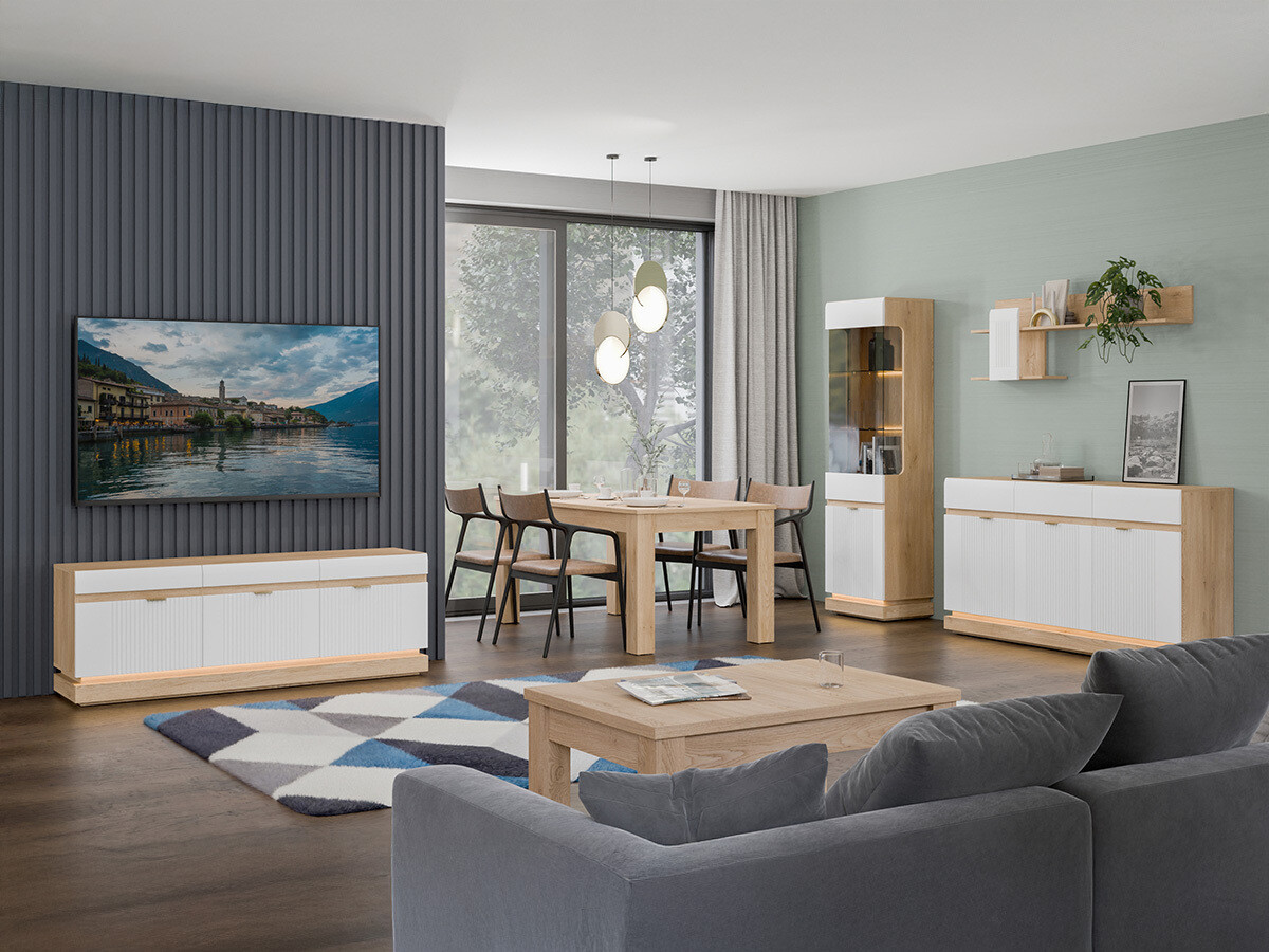 Polc Teselbu 115 (Fehér + Tölgy)