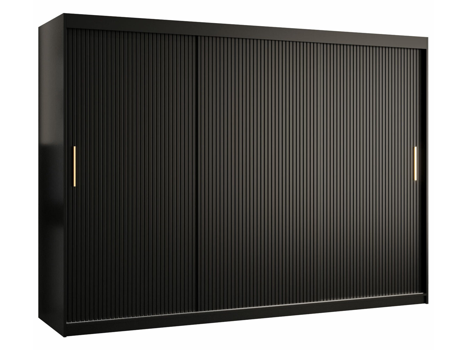 Gardróbszekrény Elblaru 102 (Fekete)