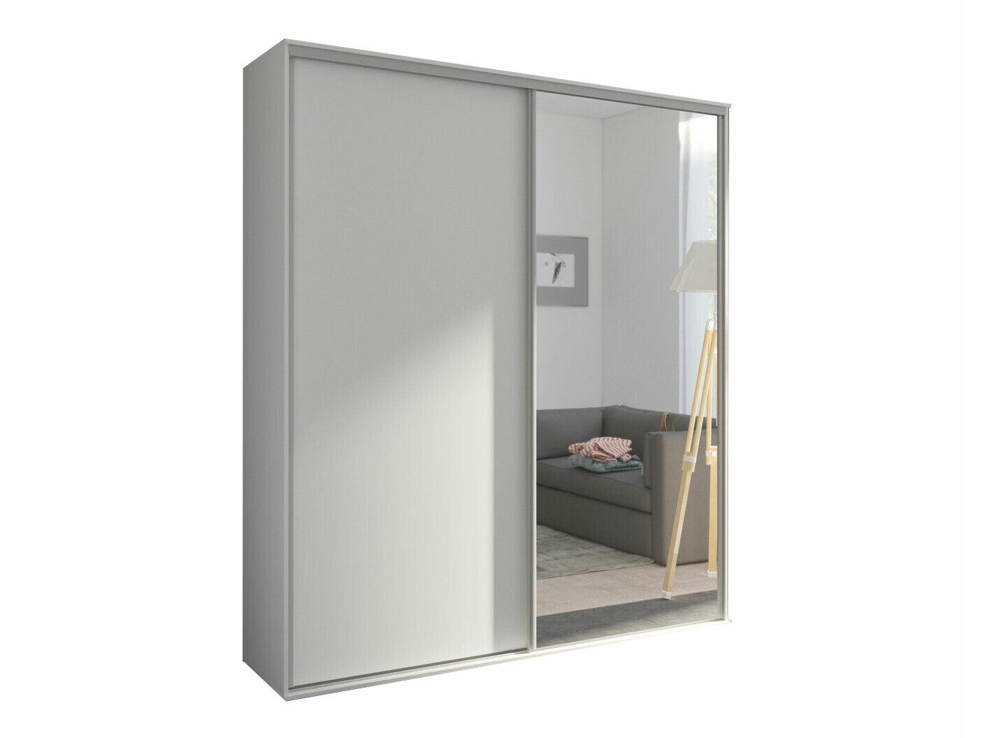 Gardróbszekrény Murrieta 180 (Fehér)