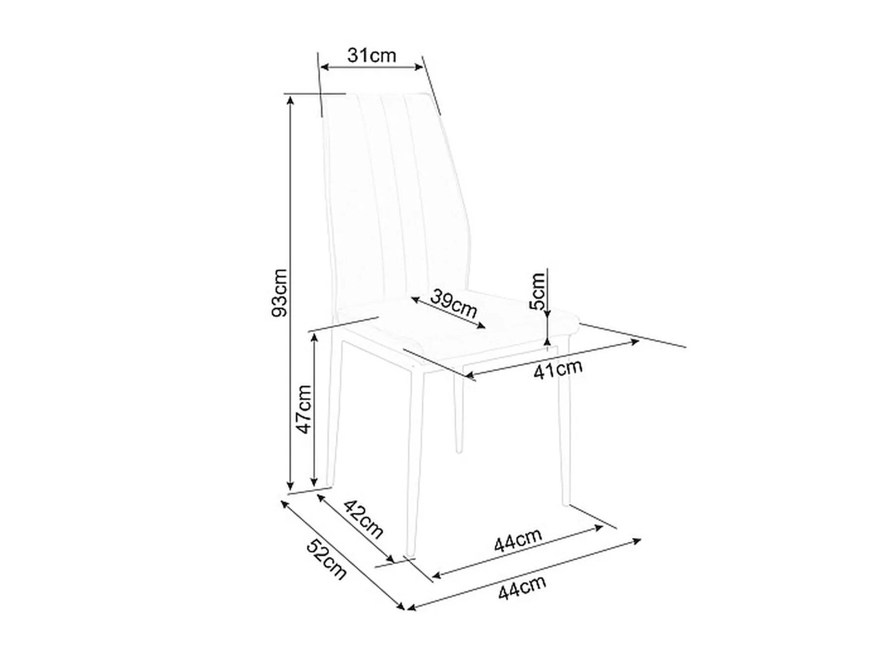 Szék Detroit 738 (Bézs)