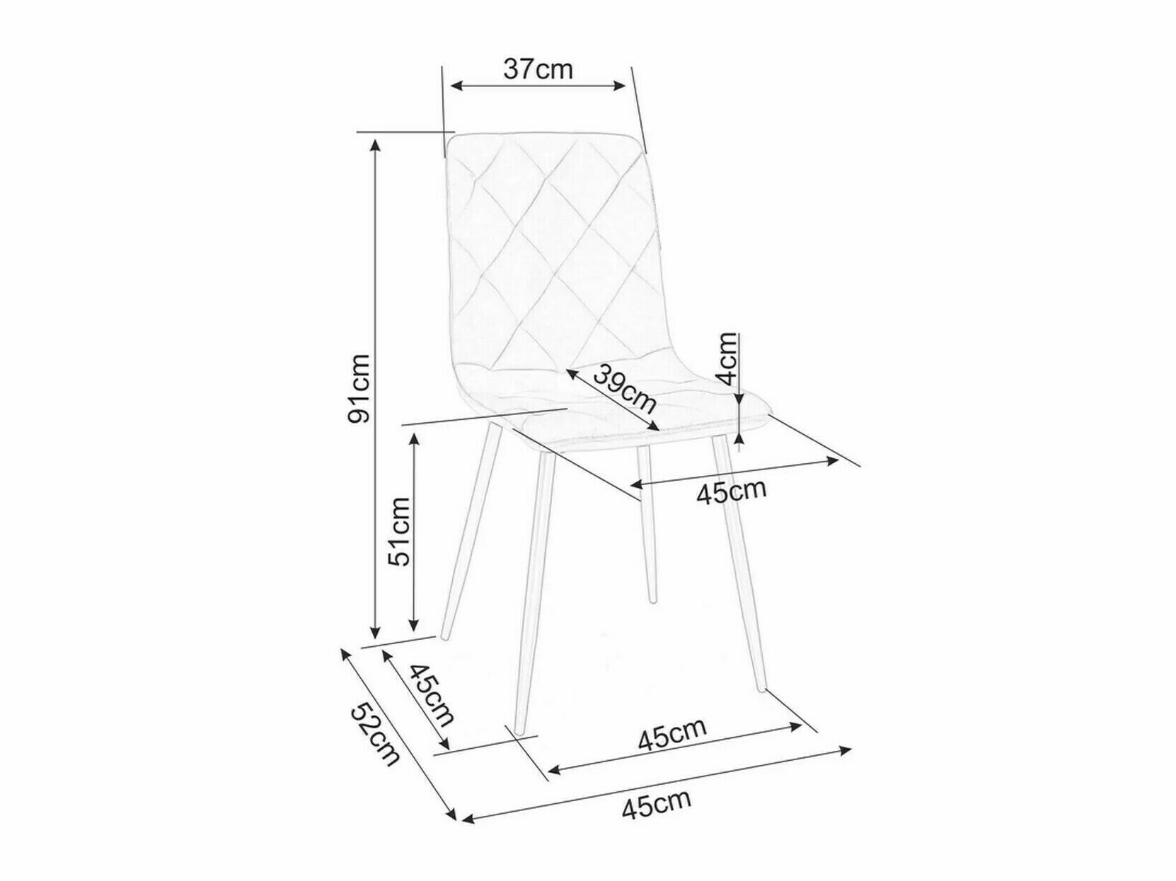 Szék Detroit 741 (Bézs)