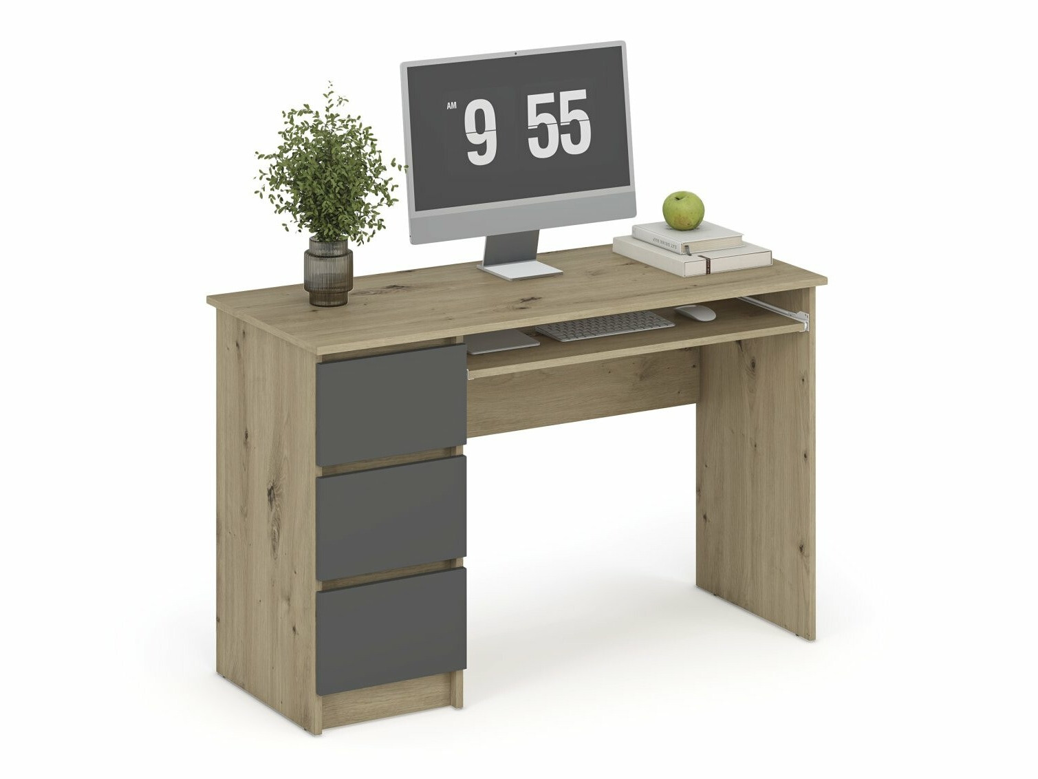 Íróasztal Houston 1949 (Grafit + Artisan tölgy)