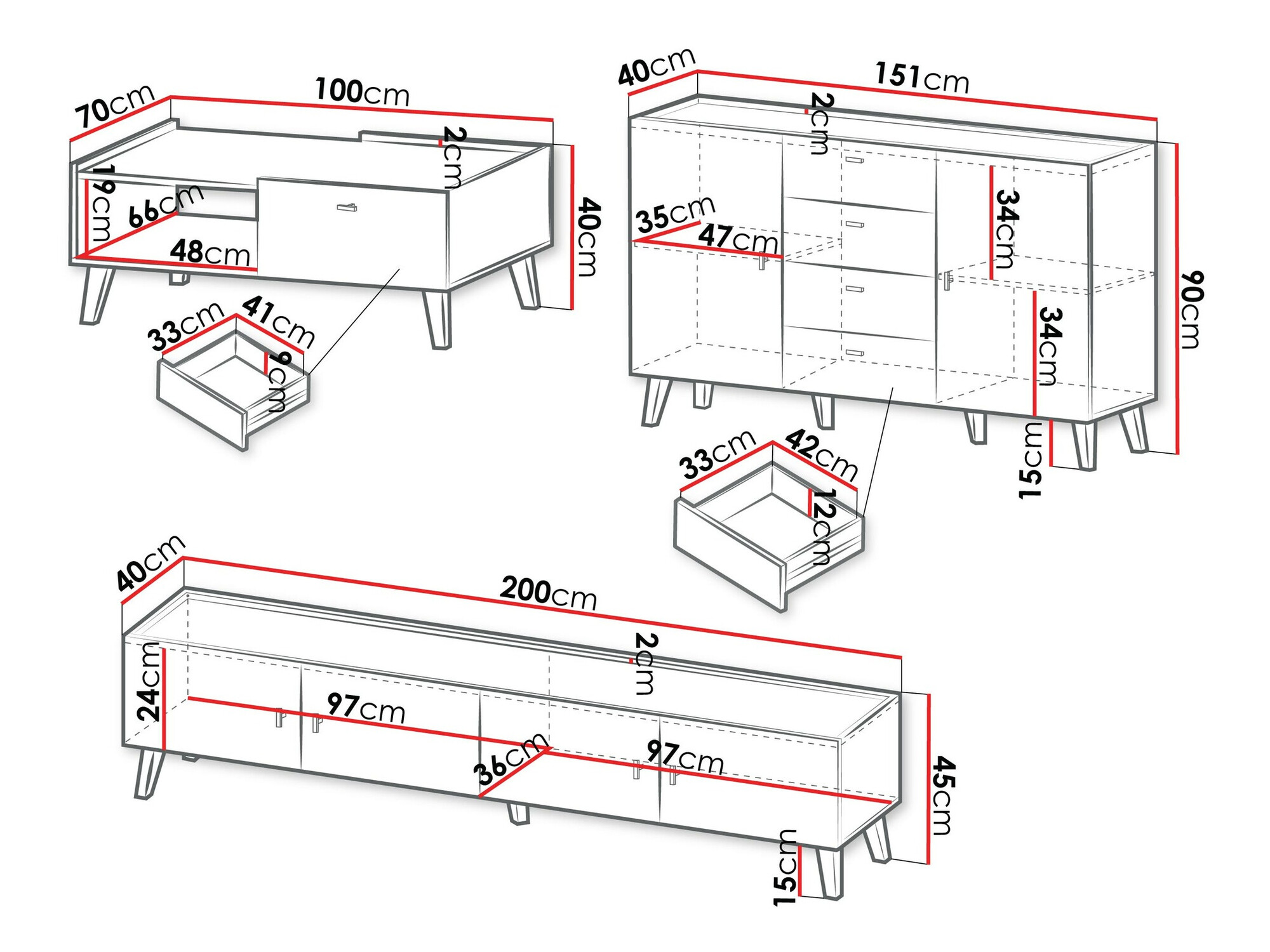 Nappali szett Comfivo Avimelo 102