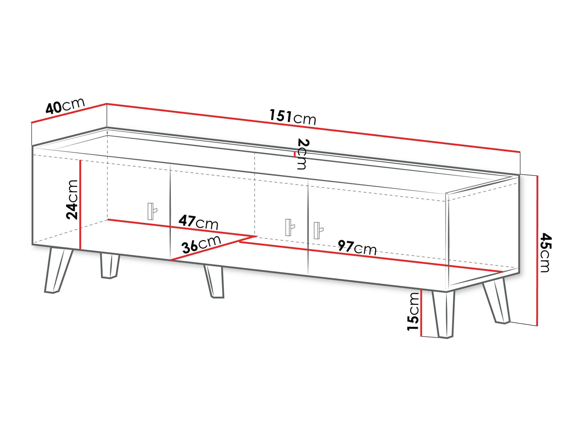 TV-állvány Comfivo Avimelo 106