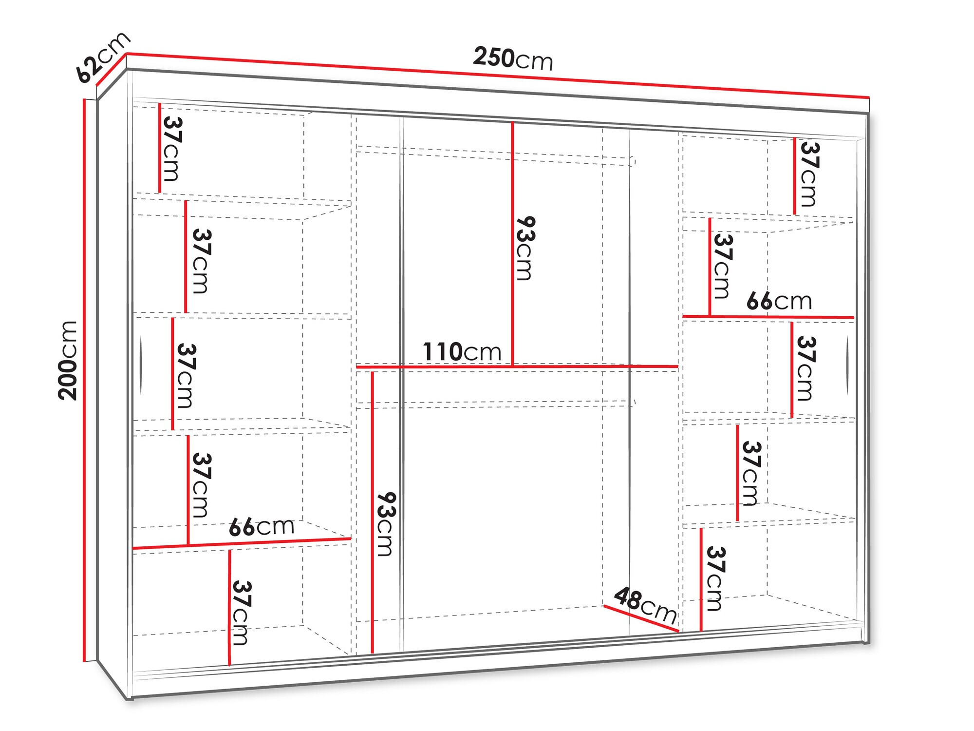 Gardróbszekrény Hartford 508 (Artisan tölgy)