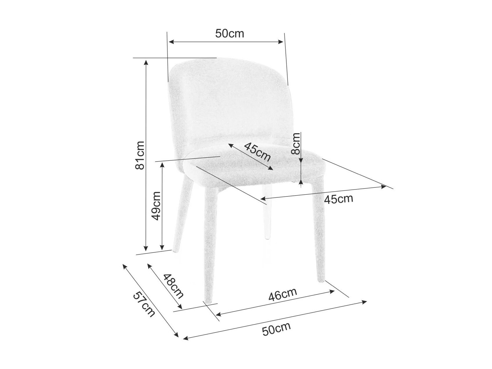 Szék Detroit 742 (Bézs)