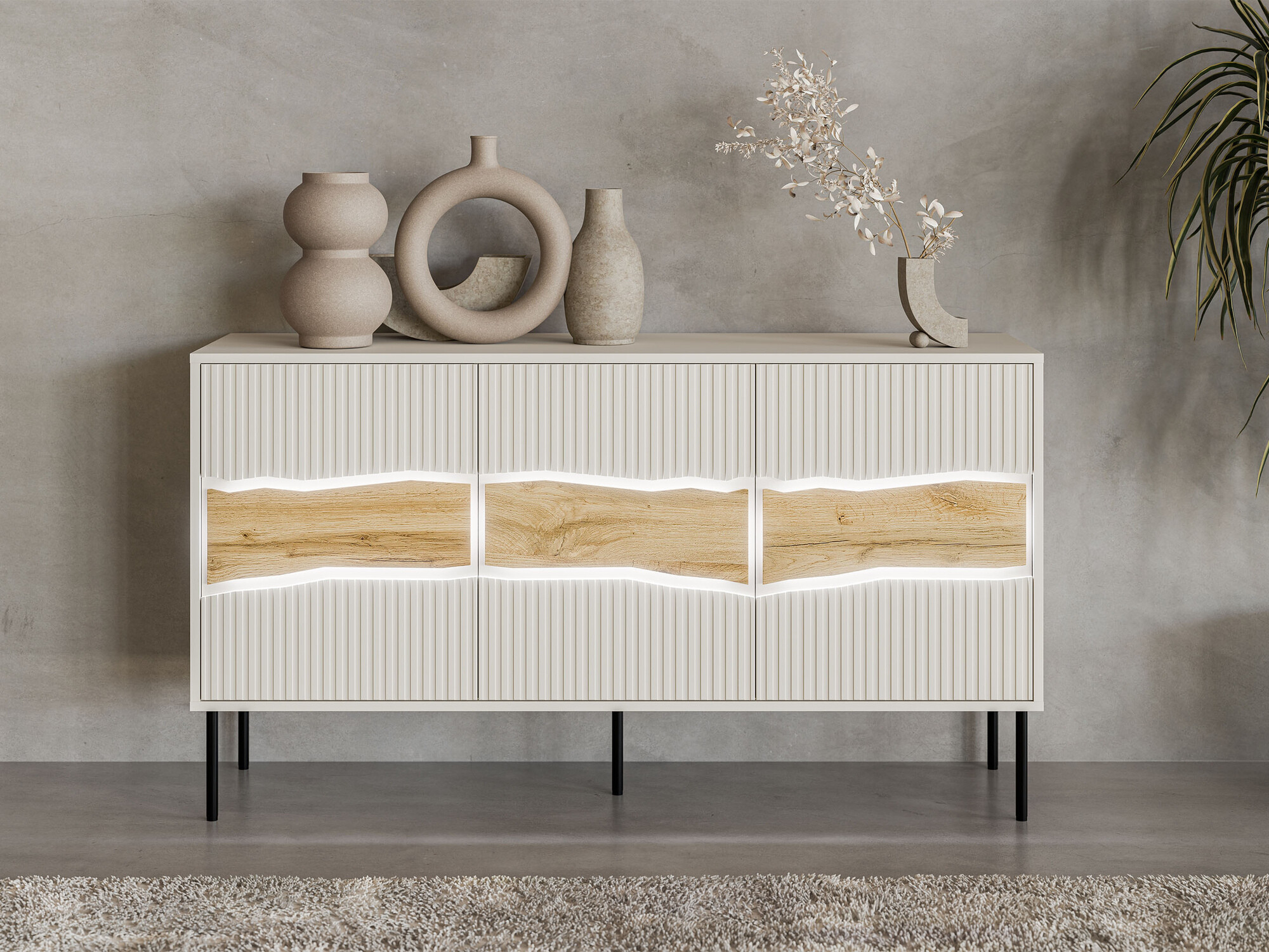 Szekrény Monevare 100 (Wotan tölgy + Kasmír)