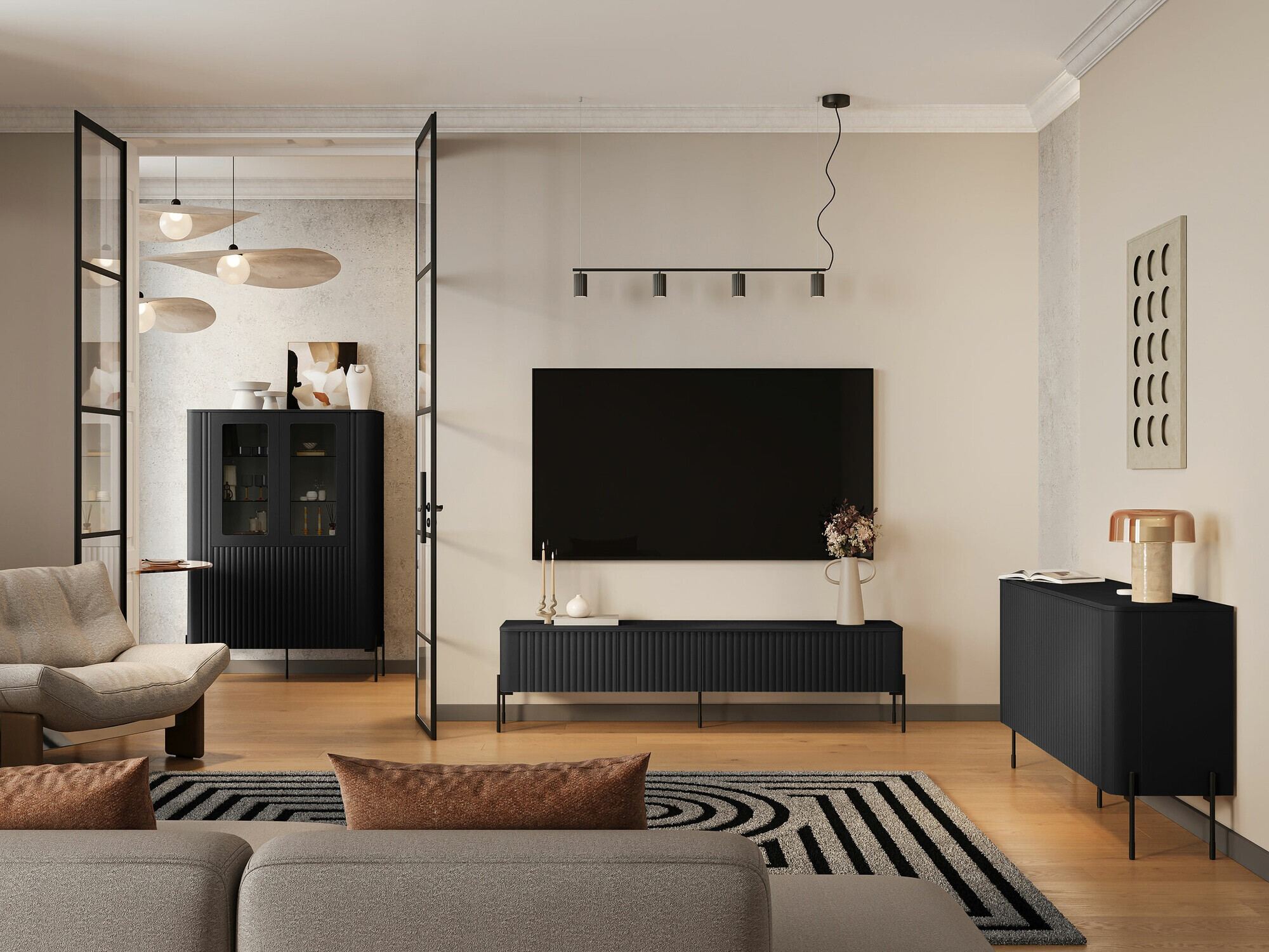 Szekrény Nobilitas (Fekete)