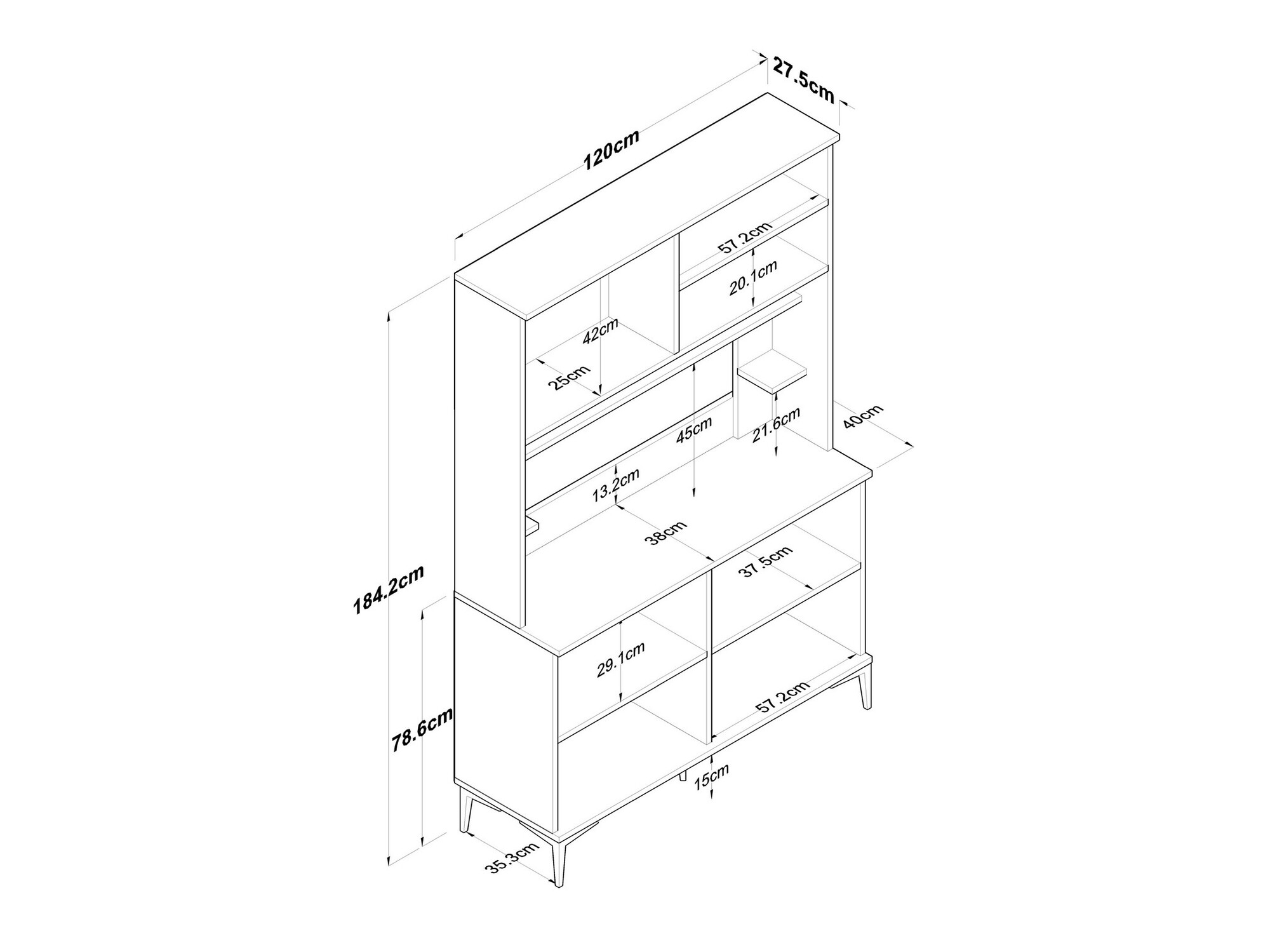 Többfunkciós bútor Kailua 2488