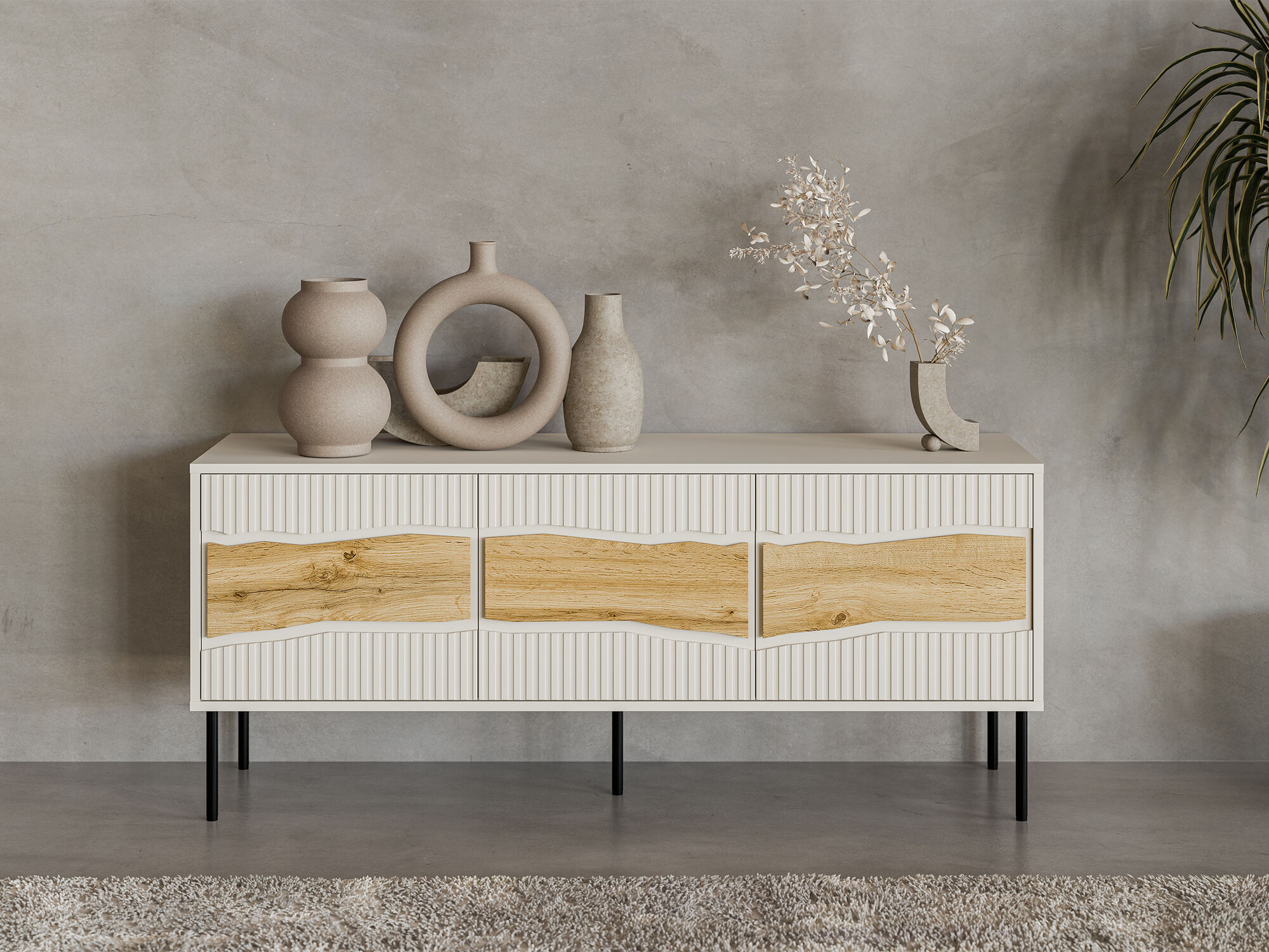 TV-állvány Monevare 103 (Wotan tölgy + Kasmír)