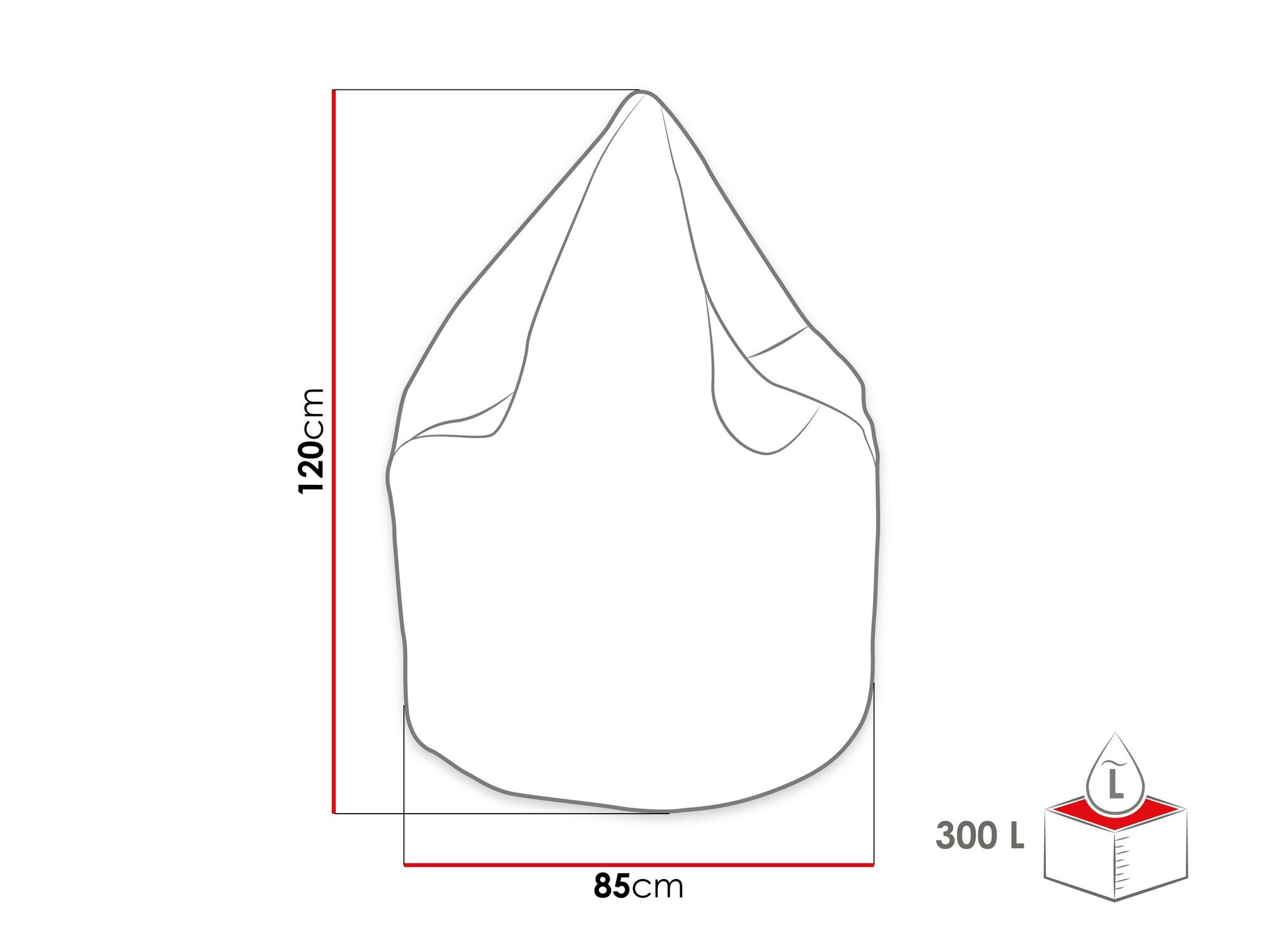 Babzsák Comfivo 283 (Poso 100)