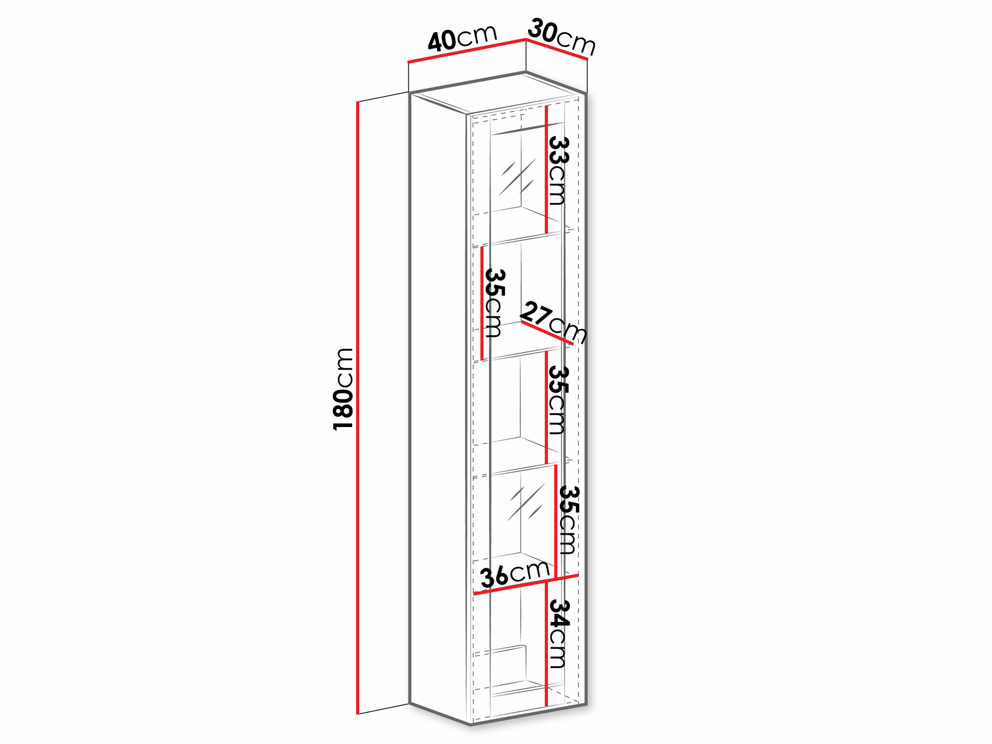 Polc Venenou 129 (Fehér + Fényes fehér)