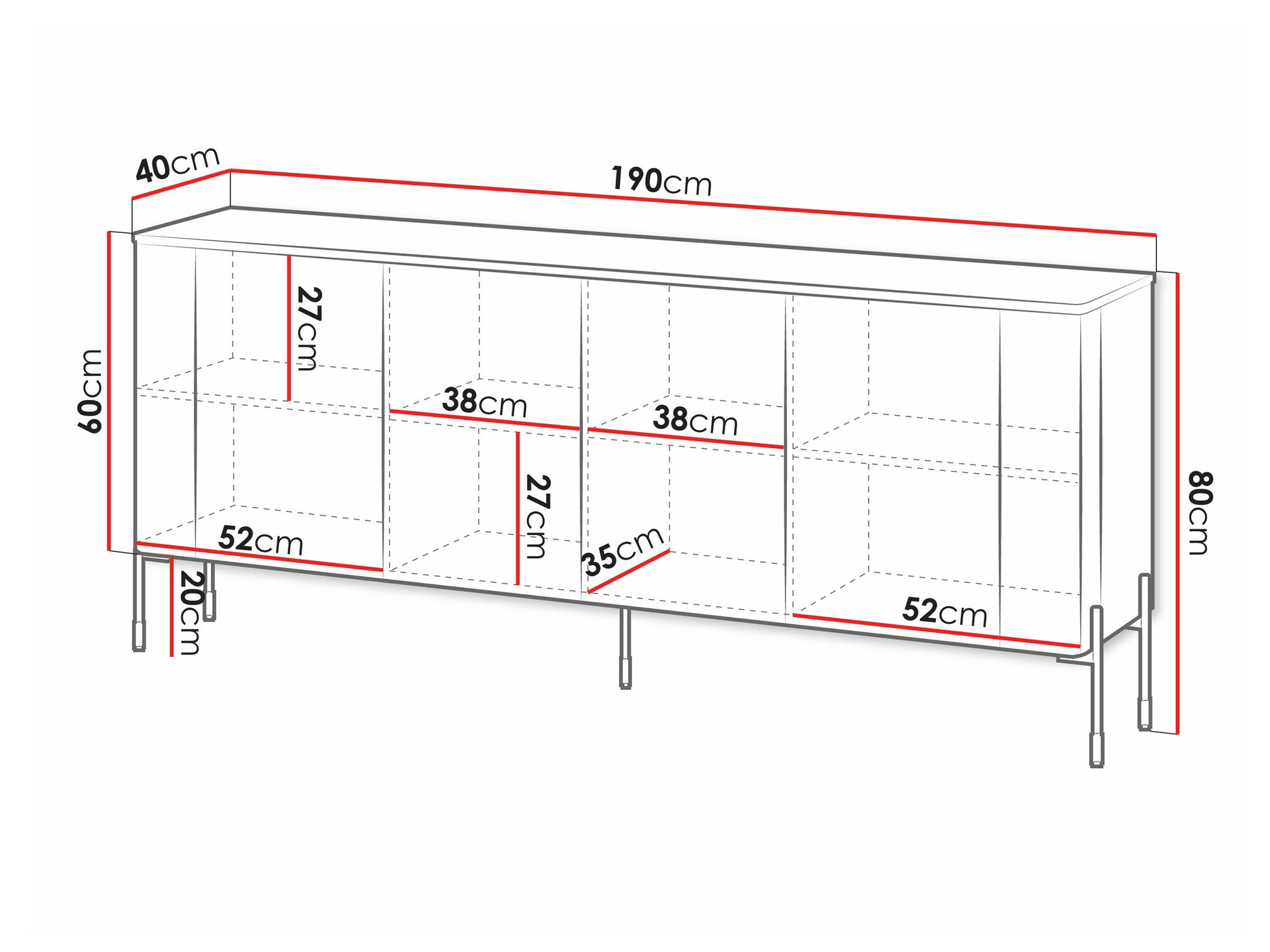 Szekrény Nobilitas I (Kasmír)