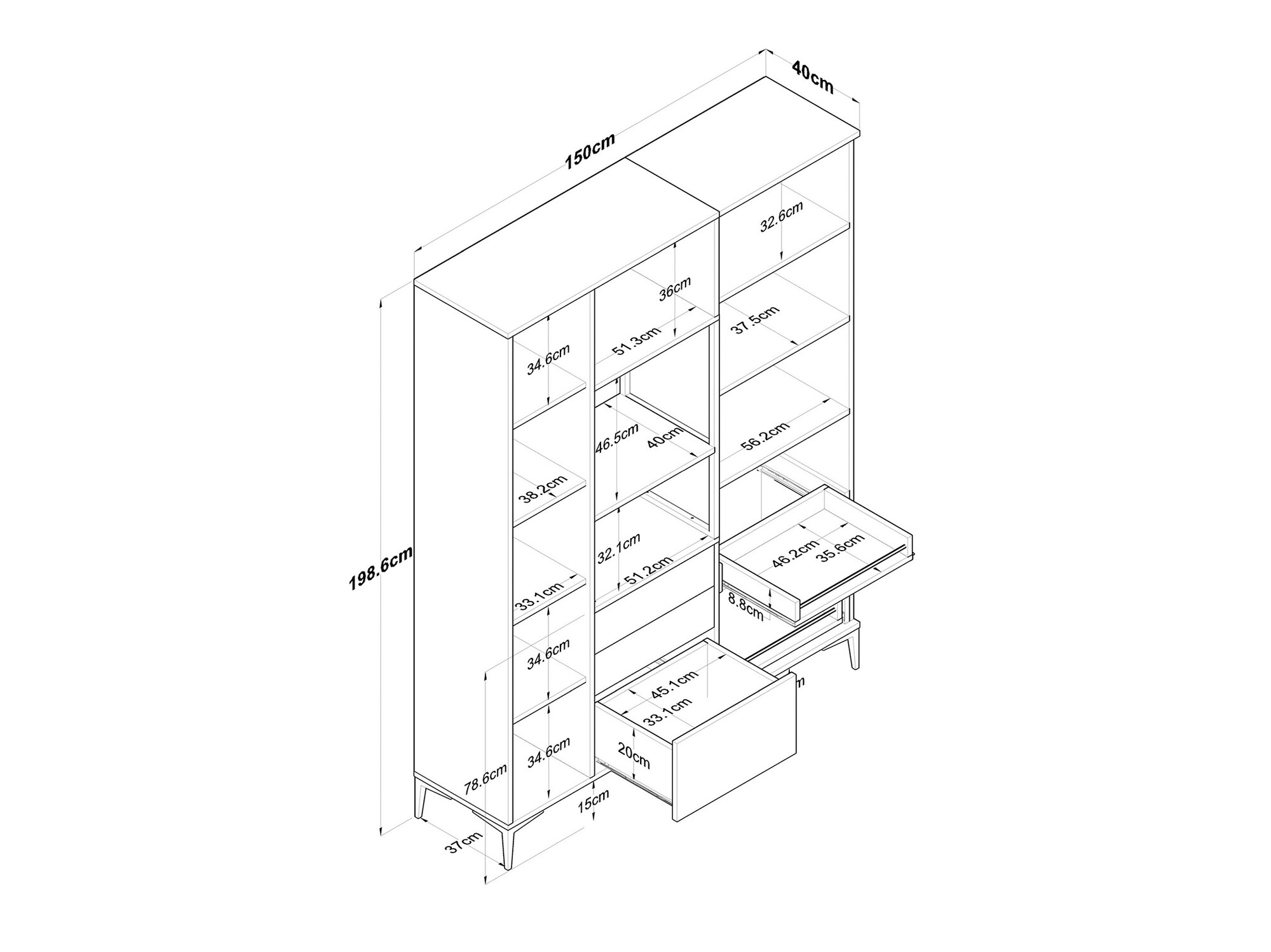 Többfunkciós bútor Kailua 2497